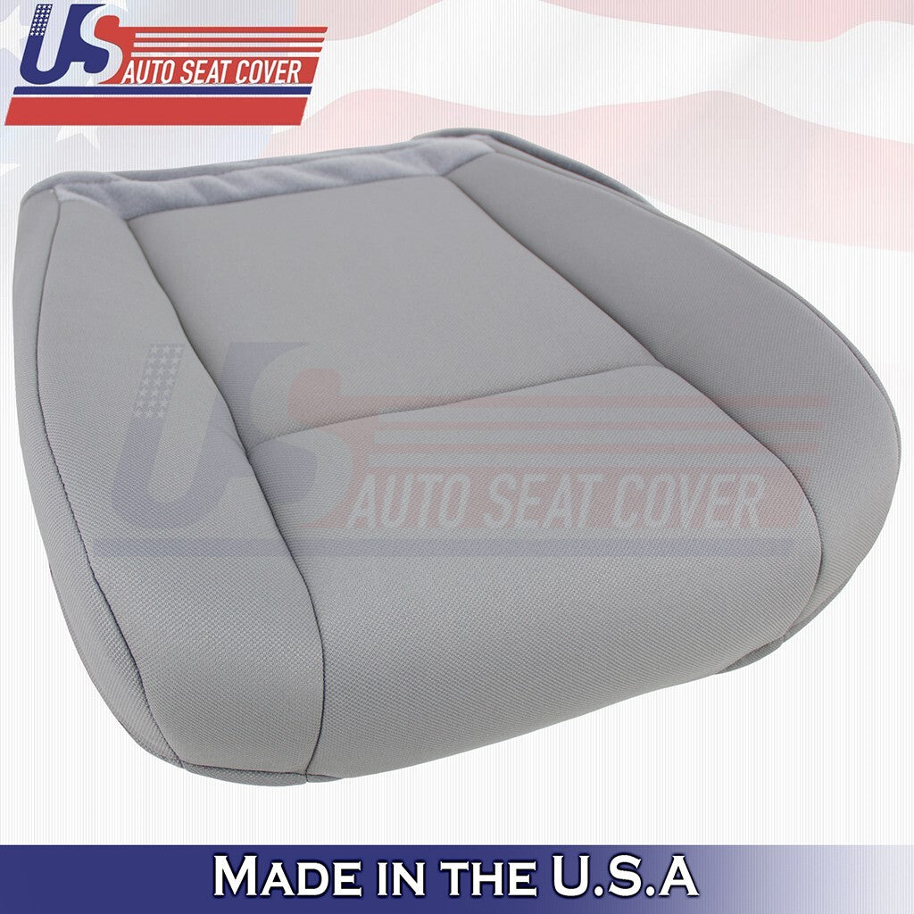 2012 to 2019 For Ford Econoline Van Front Passenger Bottom Cloth Seat Cover Gray