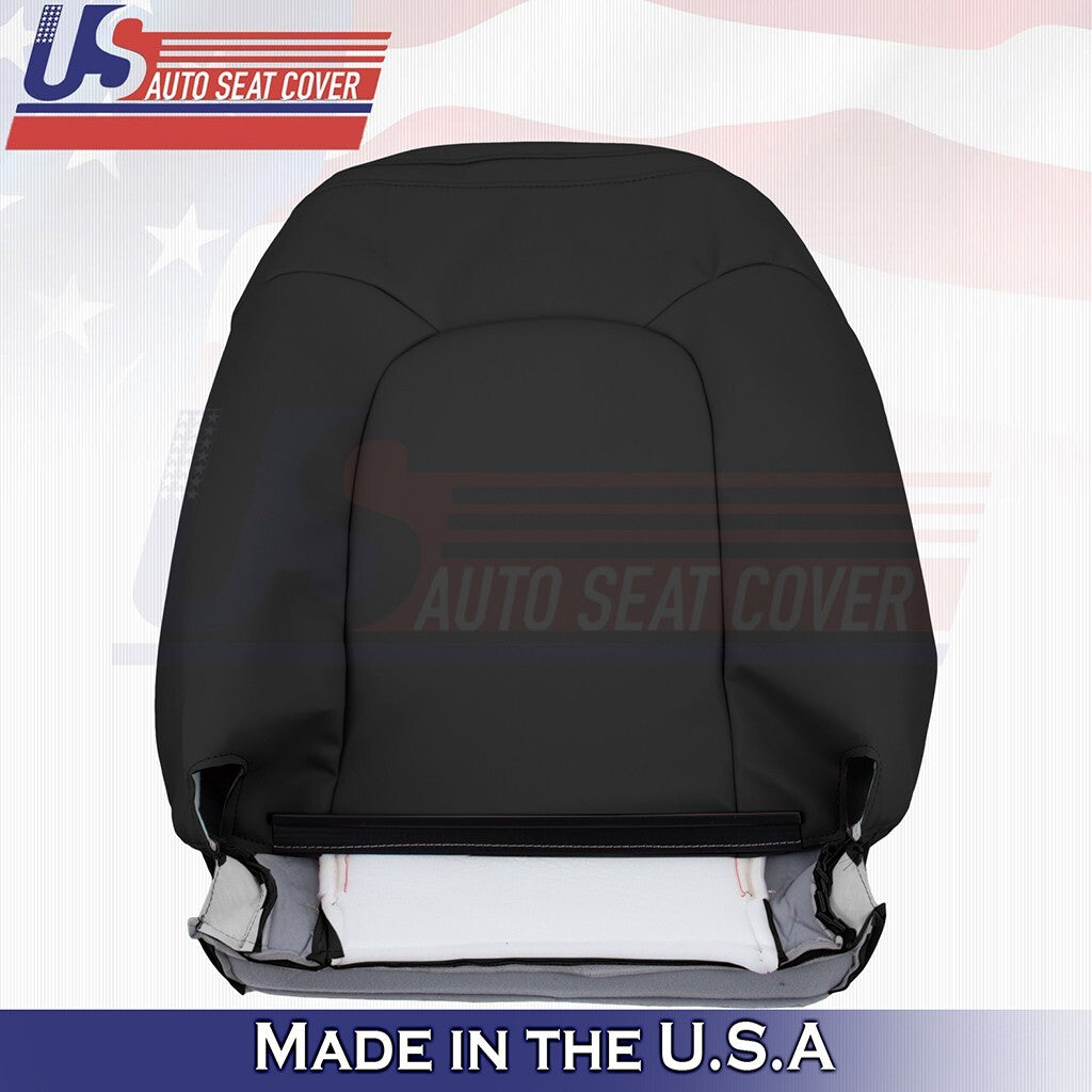 2013 to 2018 Fits Toyota Avalon XLE Driver Top& Bottom Leather Cover Black