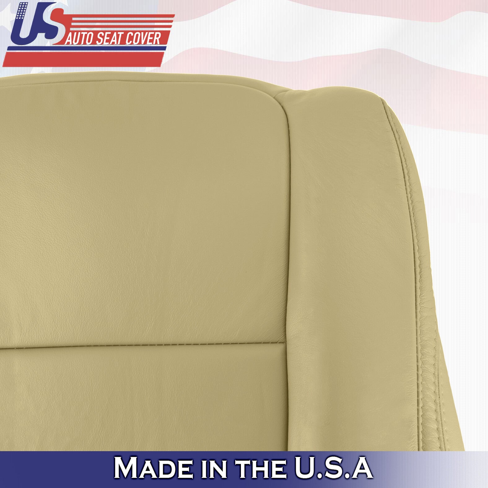 2011 2012 For Honda Accord Sedan Driver Side Top Leather Seat Cover Tan