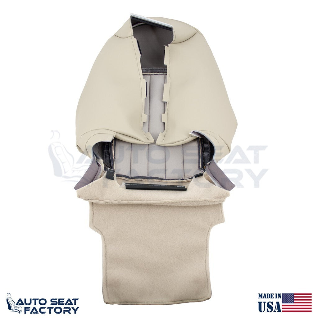 2014 - 2017 Fits Infiniti QX50 Driver Top & Bottom Wheat Leather Seat Covers