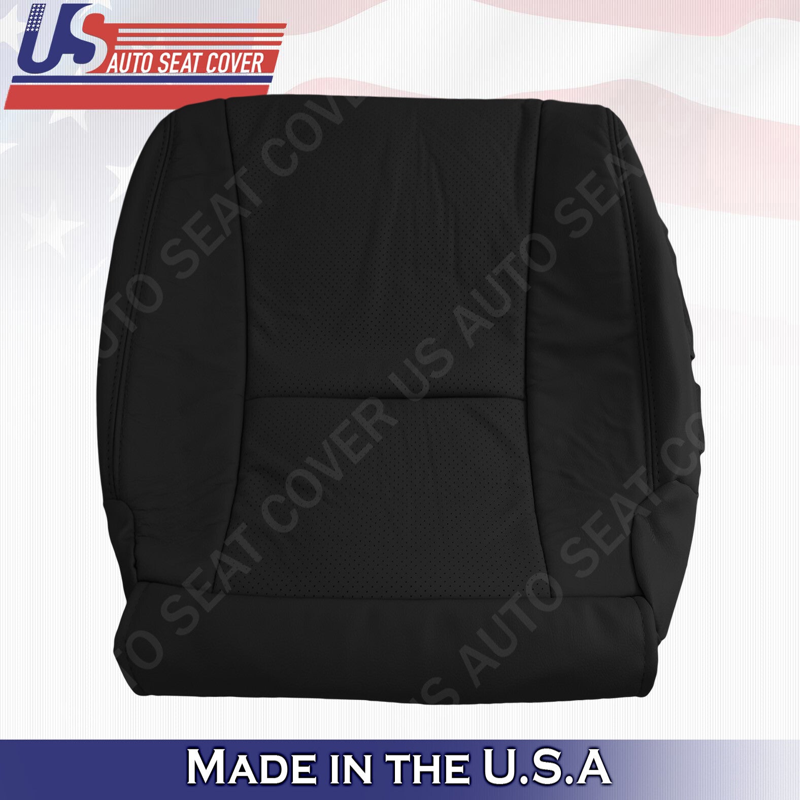 For 2007 2008 2009 Lexus LS460 DRIVER Bottom Perforated Leather Cover Black