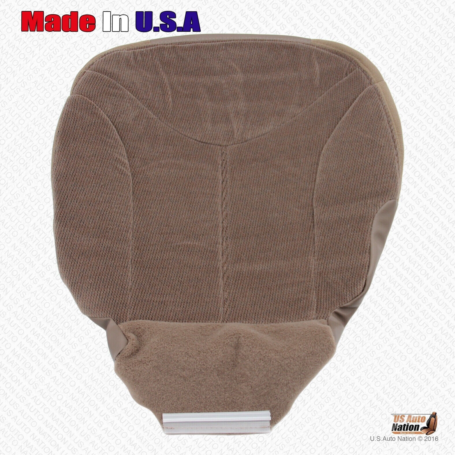 2000-2002 Fits GMC Yukon Passenger Side Bottom & Top Cloth Cover Med Oak Tan