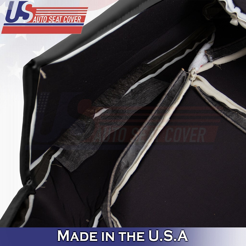 2001 2002 2003 For Acura CL Type-S Driver Top Leather w/ Vinyl Perf Cover Black