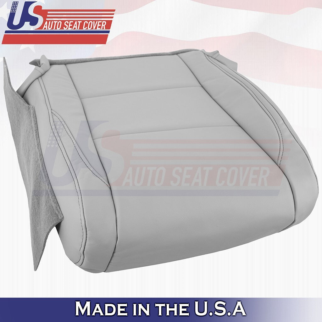 2019 For Toyota Highlander Front Driver Bottom Leather Seat Cover Ash Gray