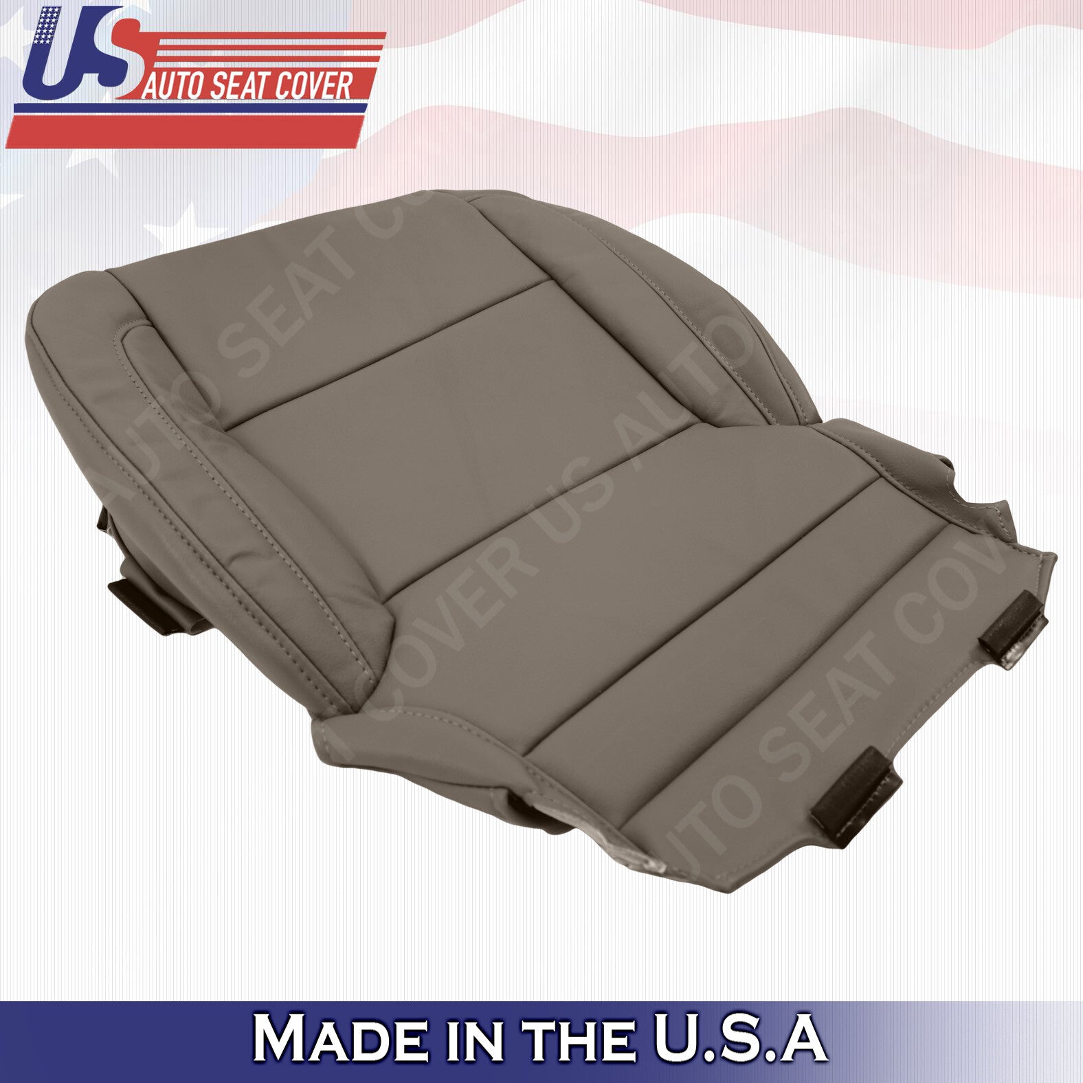 Driver Bottom Leather Seat Cover 2015 -2018 Chevy/GMC Tahoe, Suburban, Yukon TAN