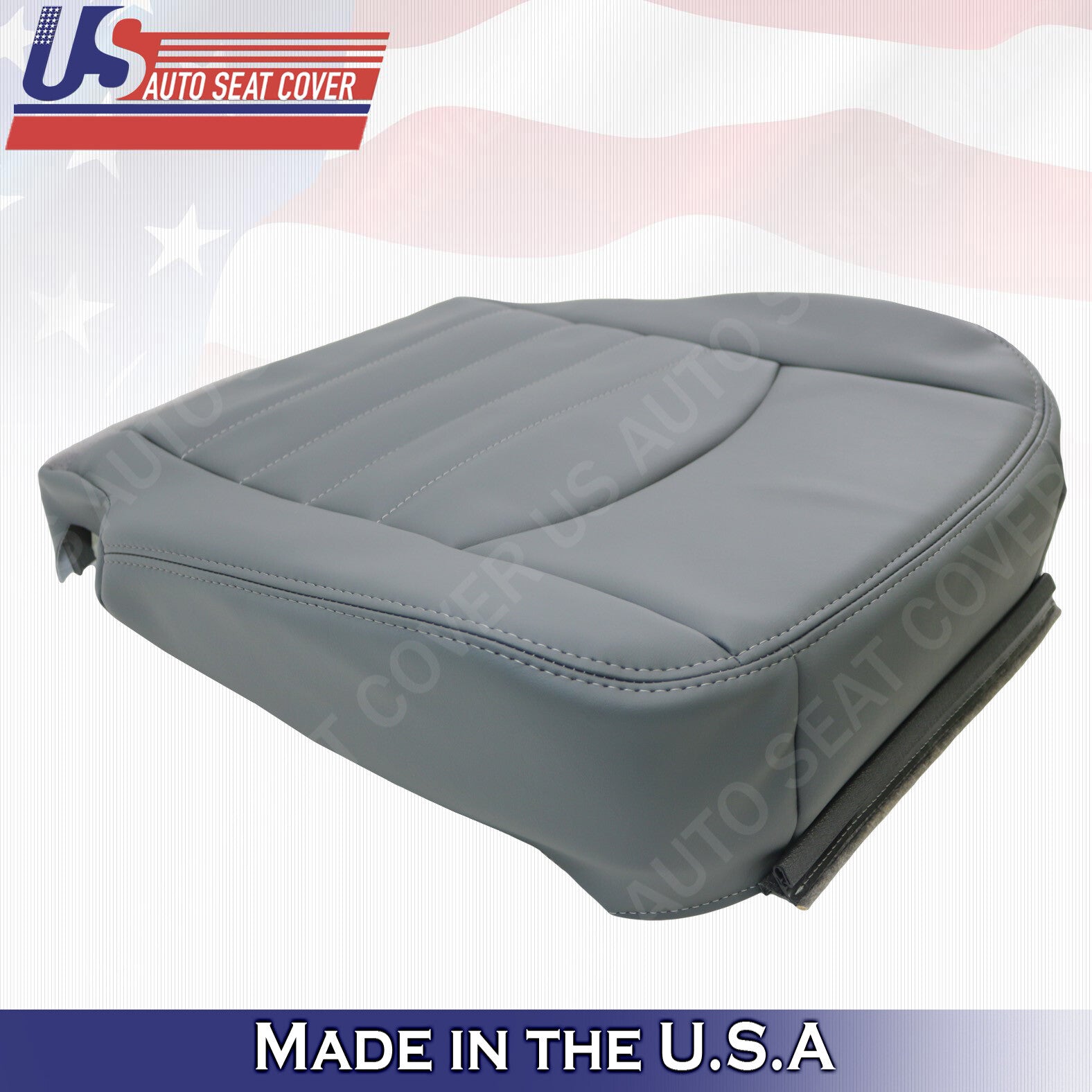 2016-2018 Fits Dodge Ram 2500 ST Base- BOTTOMS Vinyl Seat Cover Replacement Gray