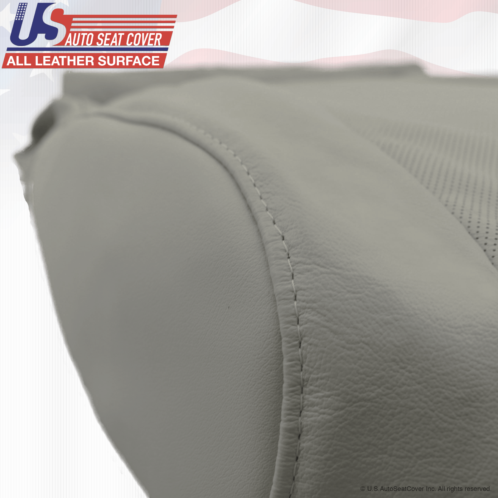 Fit 2010 2015 Lexus RX450 RX350 Driver Passenger Bottom Perf. Leather Cover Gray