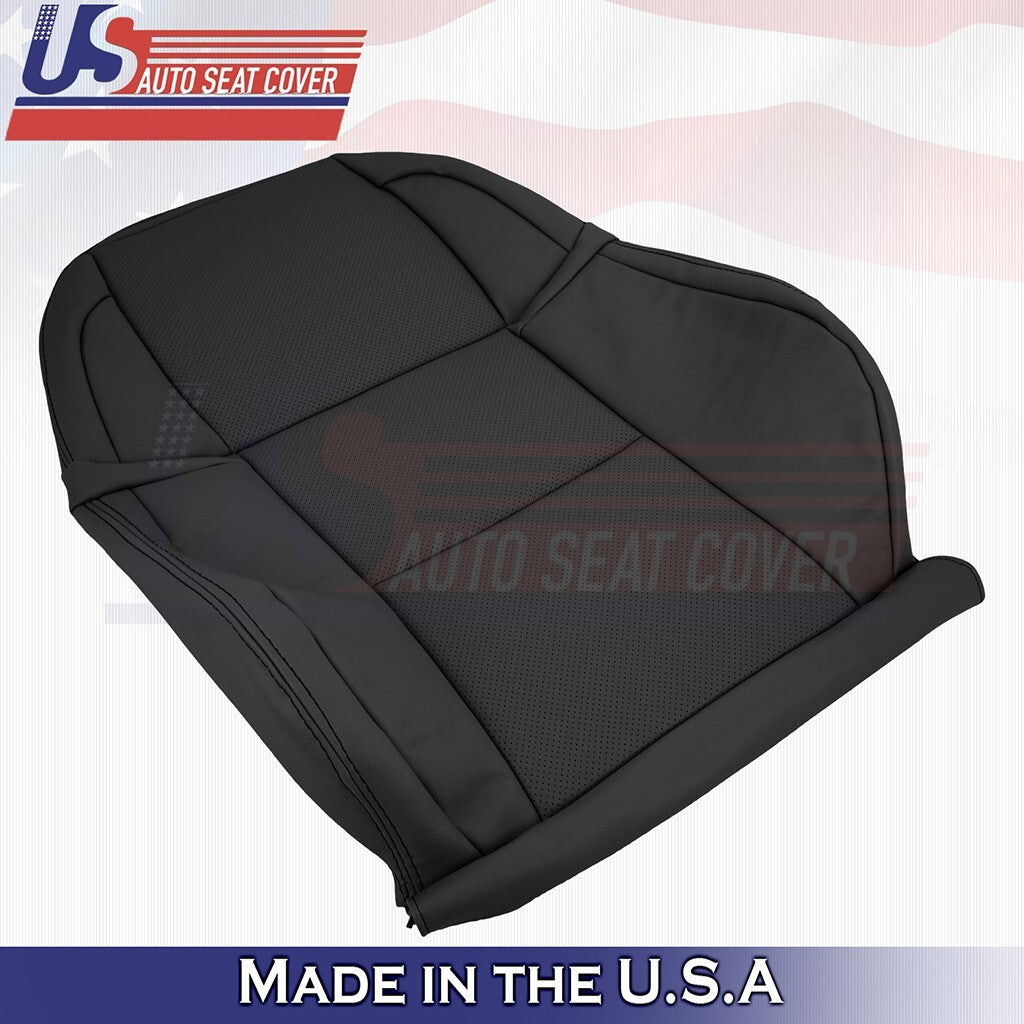 2013 to 2020 Fits Lexus GS350 F-Sport Driver &Passenger Tops Leather Cover Black