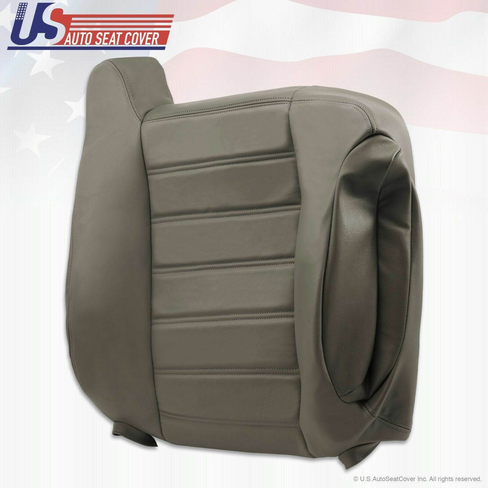 2003 to 2007 Hummer Front Row Upholstery Set Genuine Leather Seat Covers Gray
