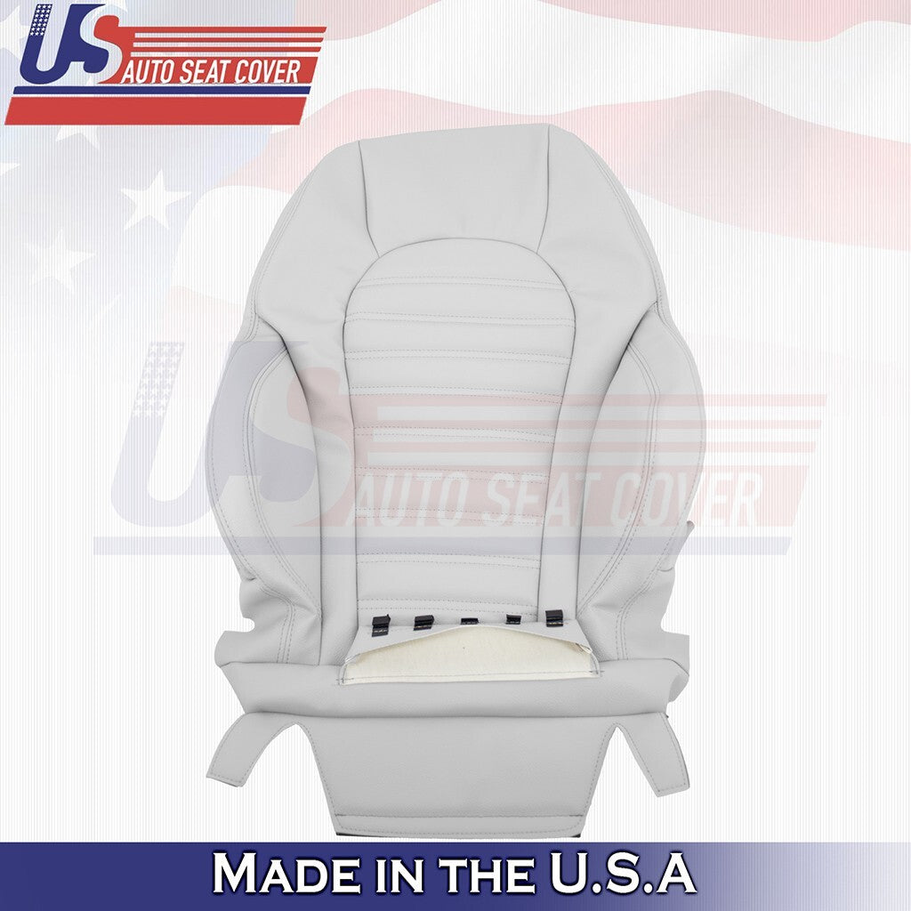 2019 2020 2021 For Mercedes Benz C43 Passenger Upper Vinyl Seat Cover Light Gray