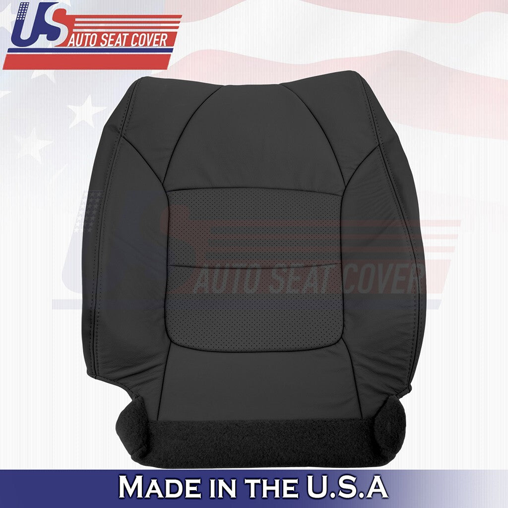 2002 2003 Compatible with Acura TL Type S Passenger Top Leather Seat Cover Black