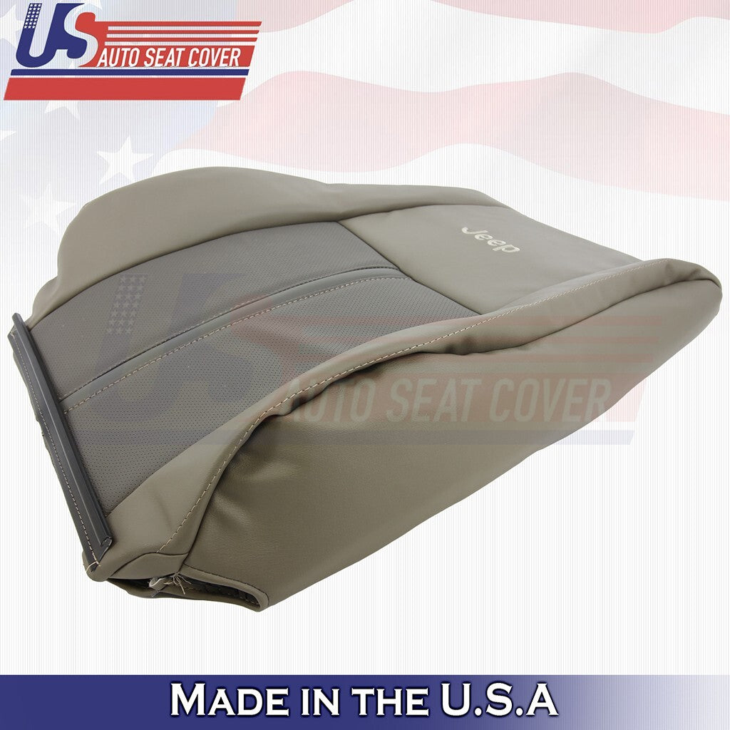 2005 to 2007 For Jeep Grand Cherokee Passenger Bottom & Top Leather Cover Tan
