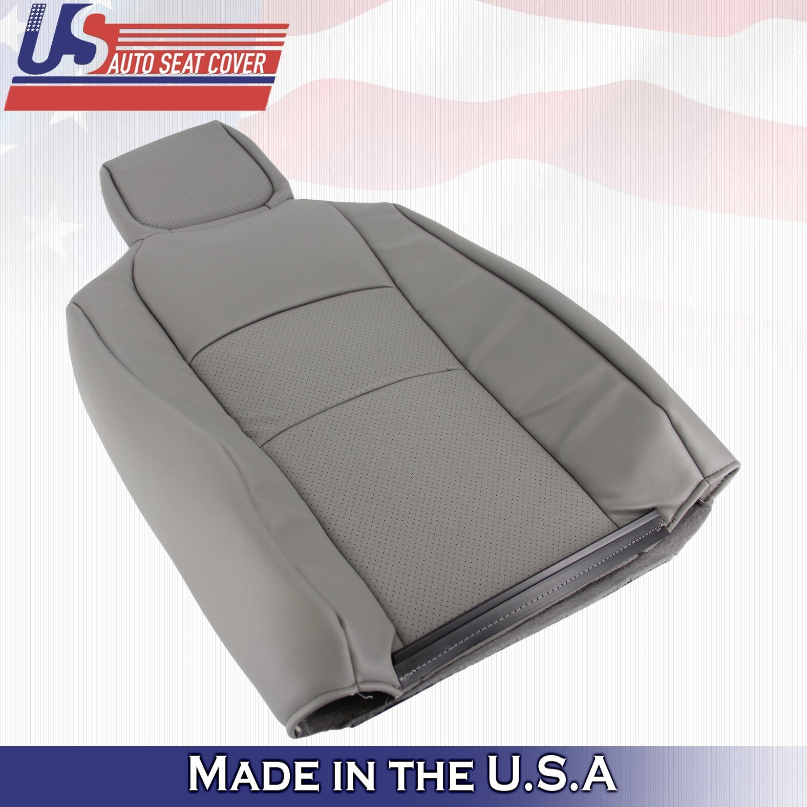 2009-2014 Fits Ford Econoline Van Driver & Passenger Tops Vinyl Cover Gray