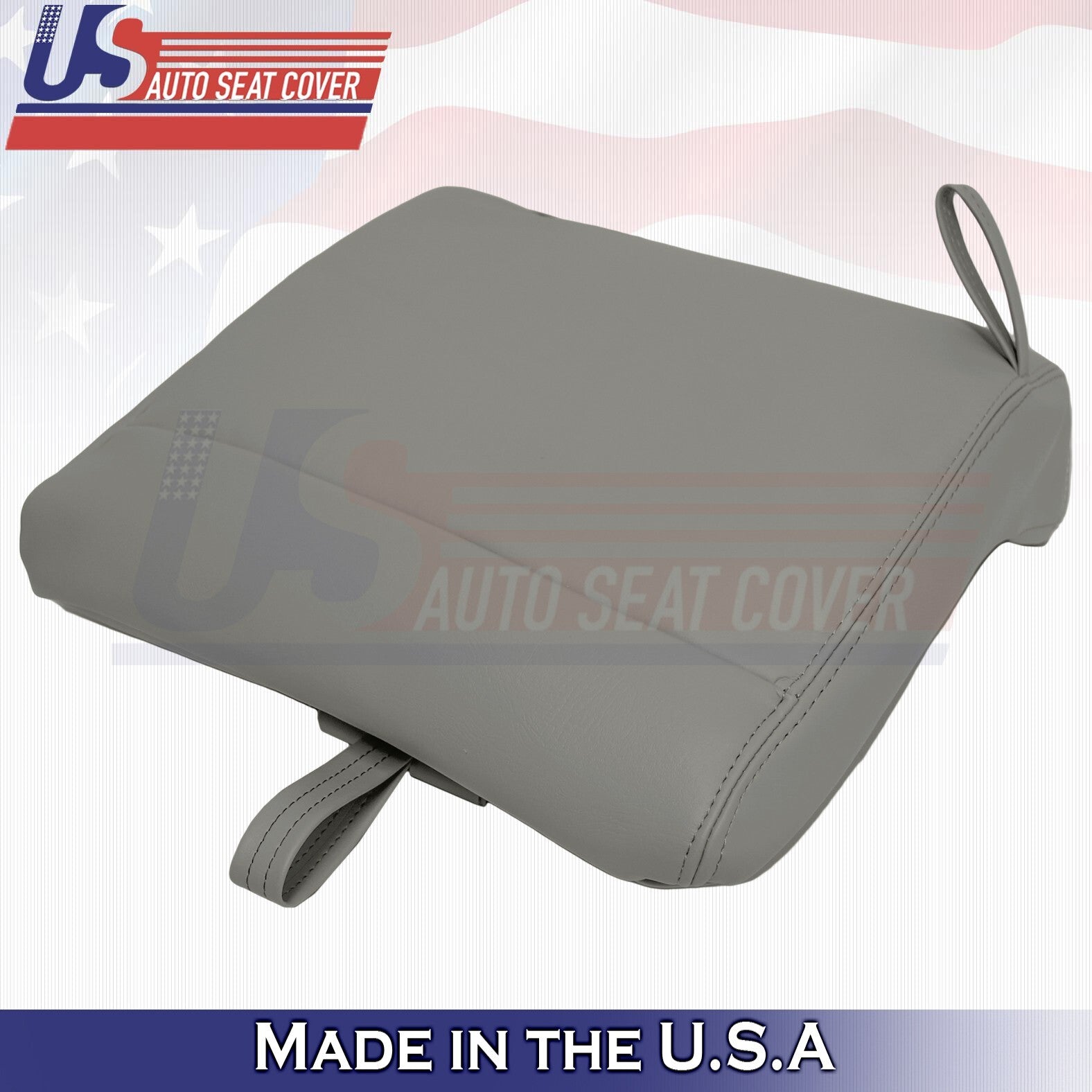 1999 to 2002 Fits Chevy Tahoe Rear Driver Top &Center Console Leather Cover Gray