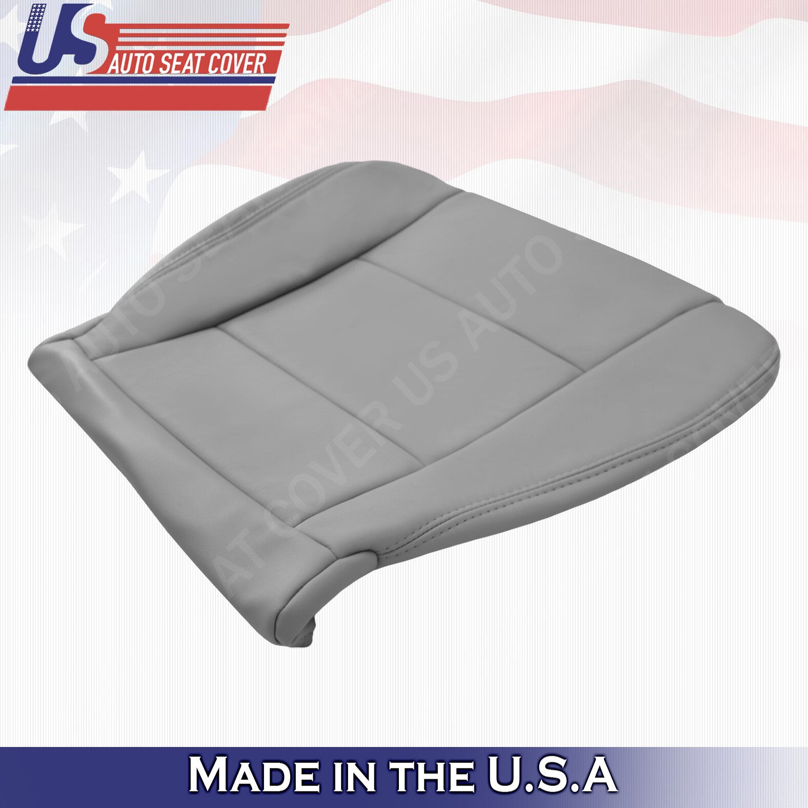 For 1998 - 2004 Toyota Land Cruiser Driver Bottom Leather Replacement Cover Gray