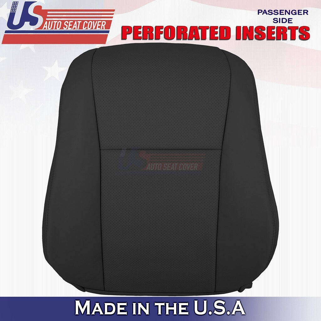 2007 to 2012 For Lexus LS460 LS600h Driver &Passenger Tops Leather Cover Black