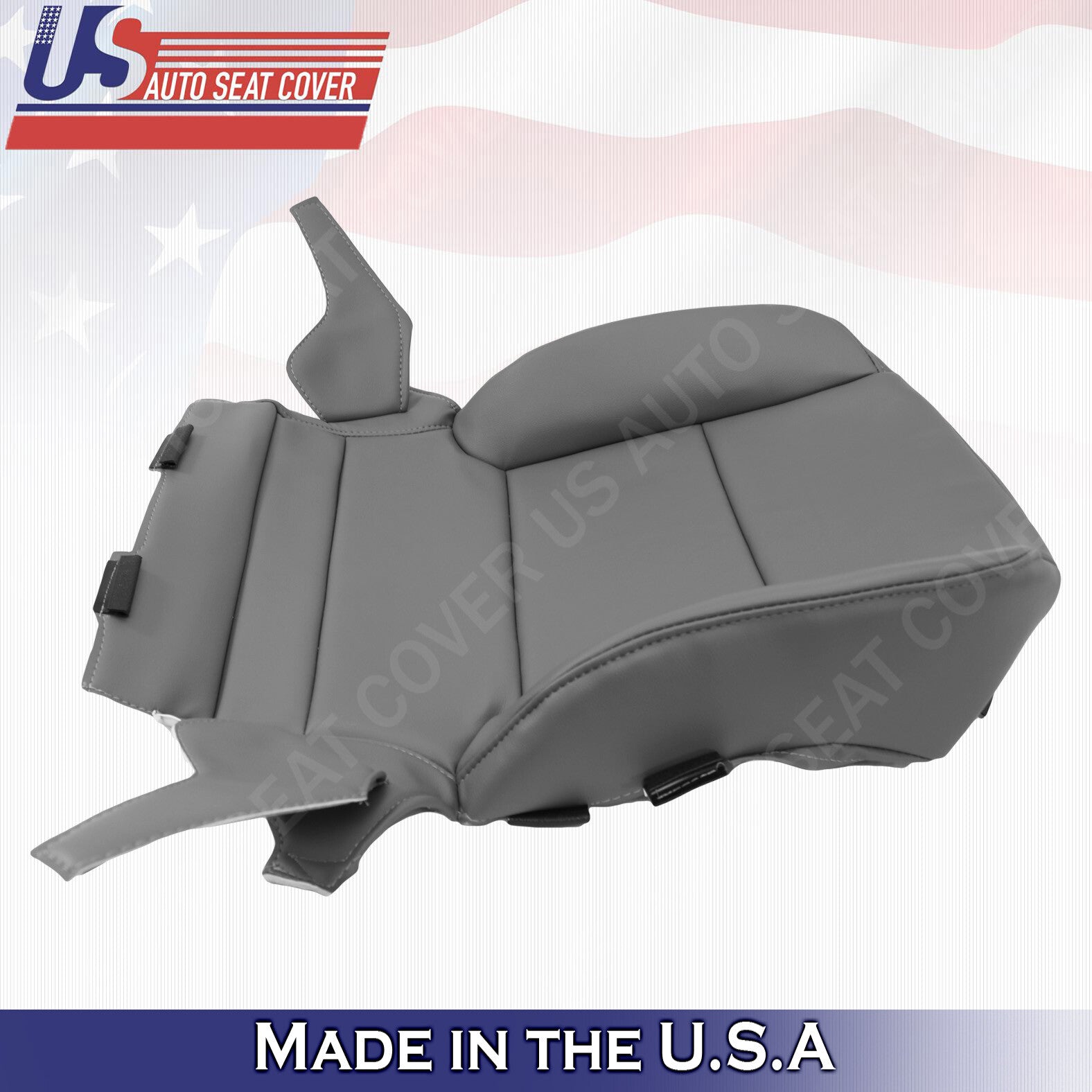 2014 2015 2016 2017 2018 2019 Fits GMC Sierra WT Driver Bottom Vinyl Cover Gray