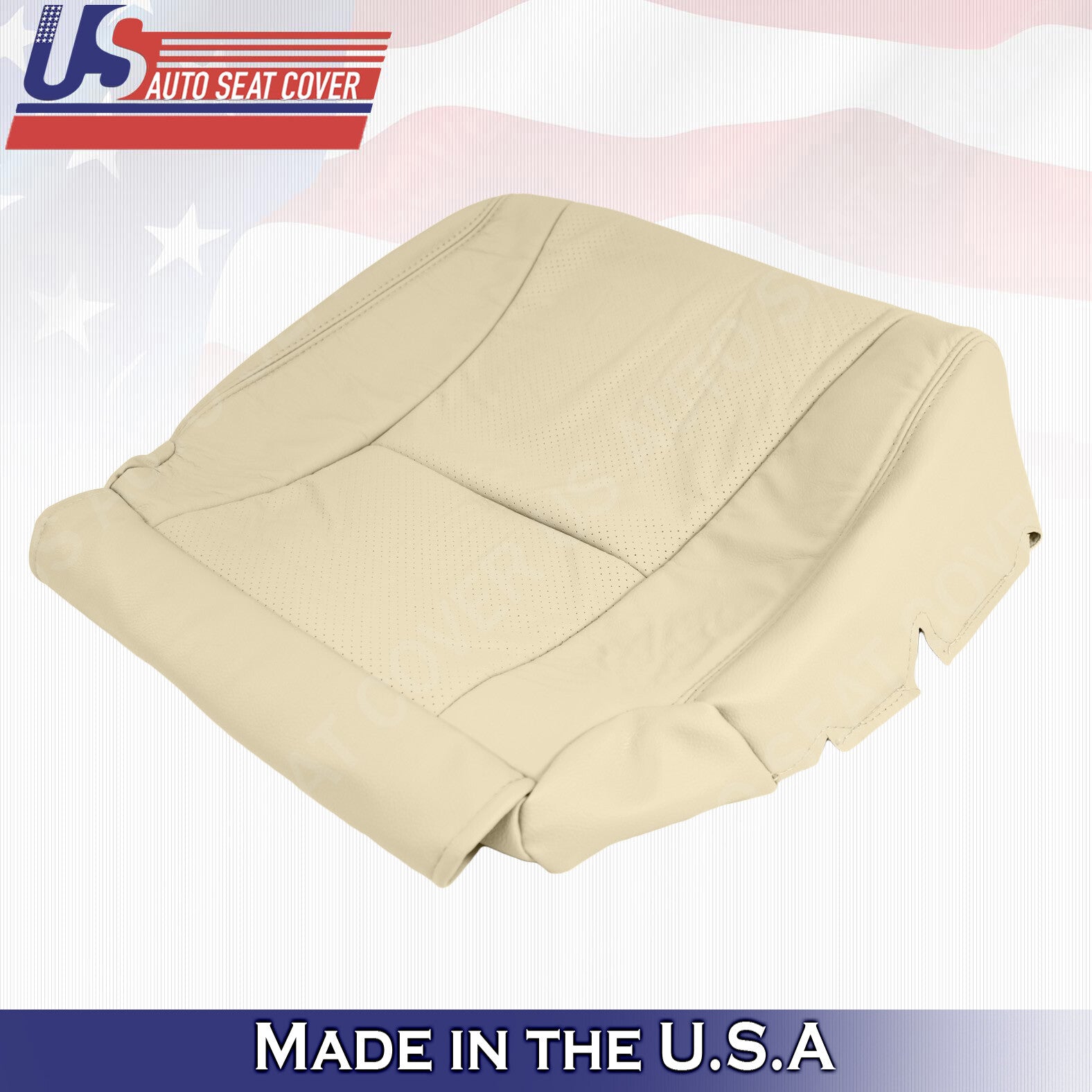 Passenger Bottom Perforated Leather Cover TAN For 2007 2008 2009 Lexus LS460