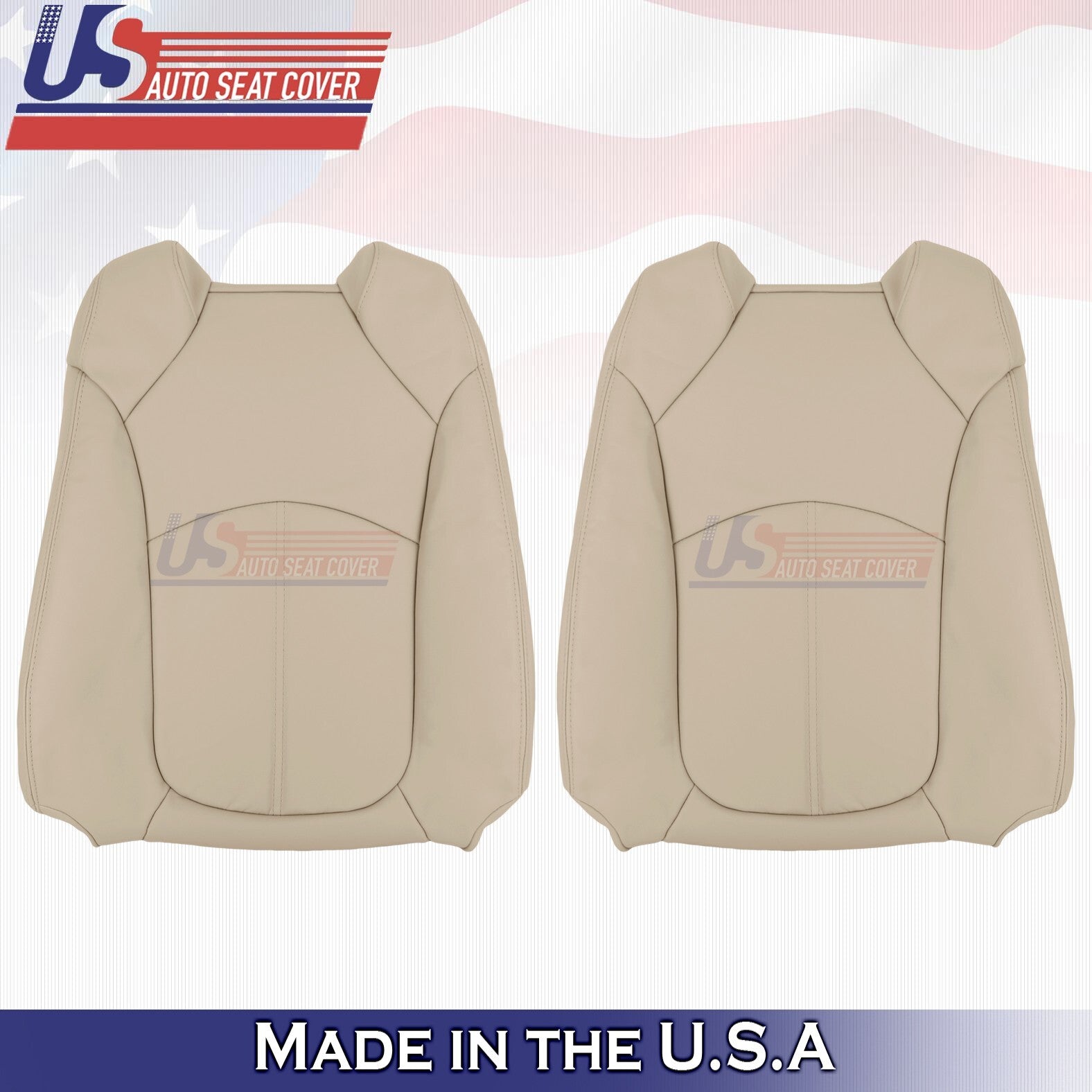 2008-2012 For Buick Enclave Driver & Passenger Tops & Bottoms Covers Tan