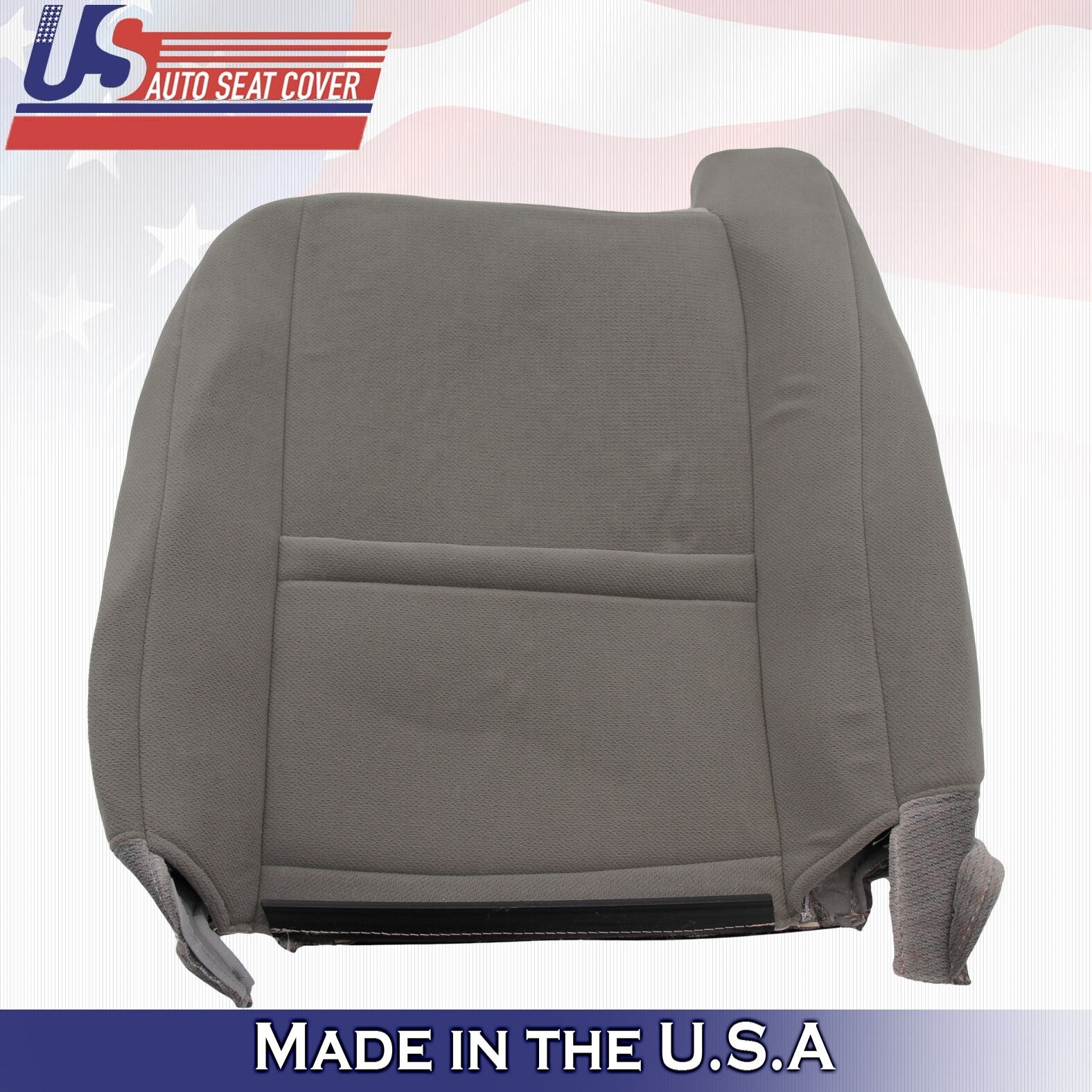 1999 2000 2001 2002 For GMC Yukon 1500 Passenger Top Cloth Seat Cover Gray