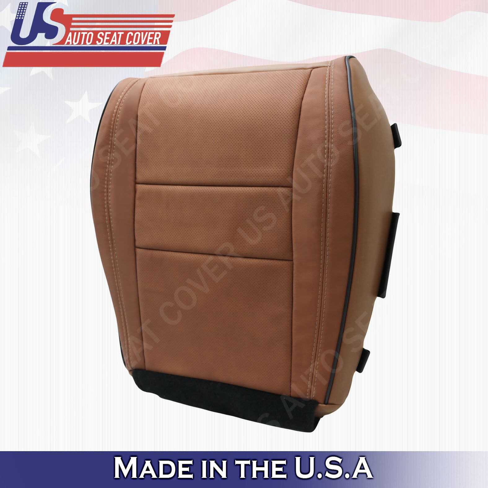 PASSENGER Bottom Leather Cove Saddle Brown 2014 2015 Fits Jeep Overland