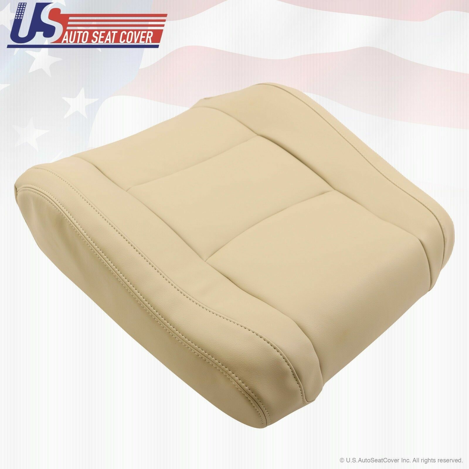 Fits 03 - 2009 Lexus GX470 Driver Lean Back Replacement Leather Seat Cover Tan