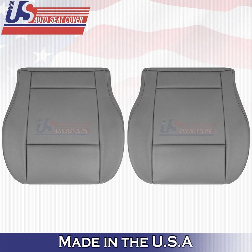 2015 to 2020 Fits Ford Transit 350 Van Front Set Tops & Bottoms Vinyl Cover Gray