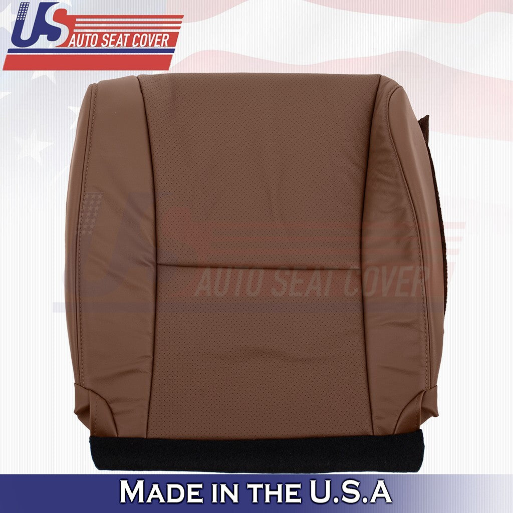 2013 2014 2015 For Lexus RX350 Driver Bottom & Top Perf Leather Cover Saddle