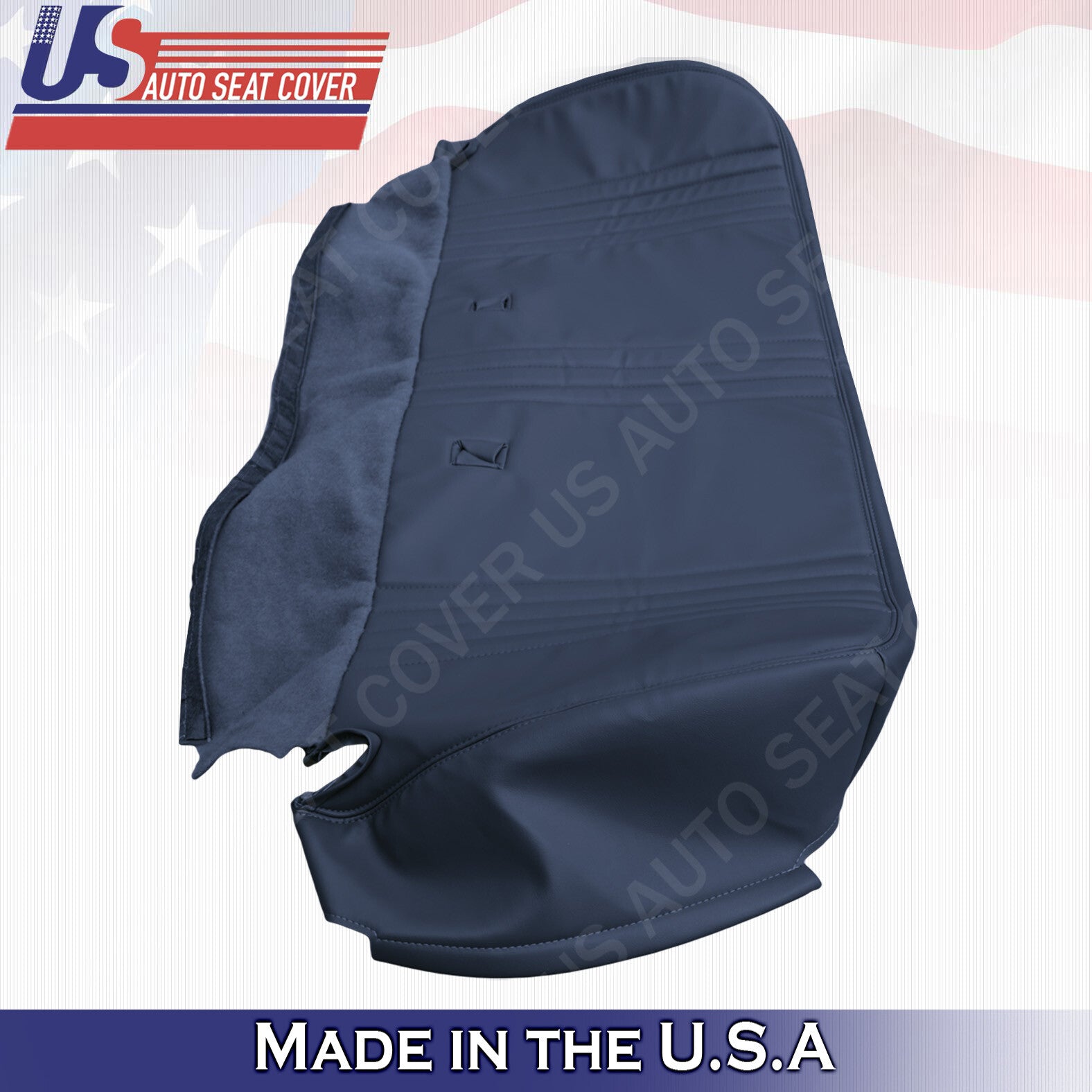 1995-2000 Chevy Silverado Cheyenne Base W/T -Bottom Bench Seat Vinyl Cover Blue