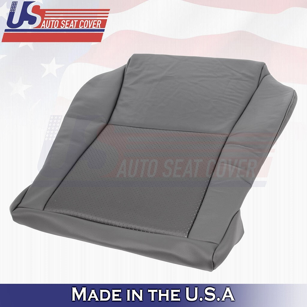 2005- 2008 For Toyota Tacoma Passenger Side Bottom Leather Seat Cover Gray