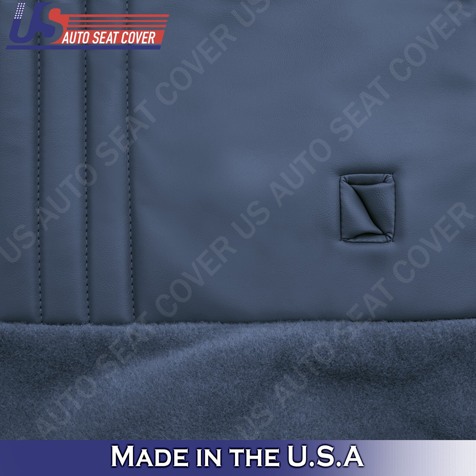 1995-2000 Chevy Silverado Cheyenne Base W/T -Bottom Bench Seat Vinyl Cover Blue