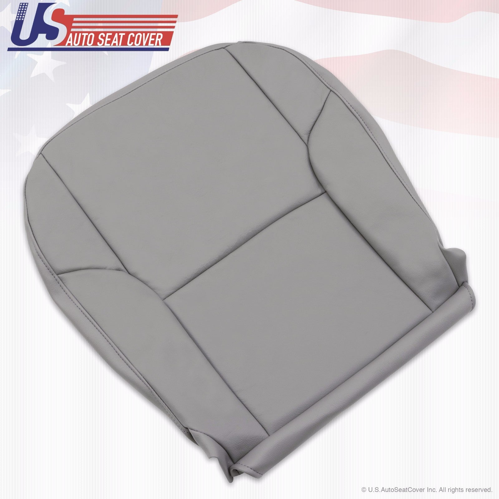 Fits 2003-2009 4Runner Limited Passenger Bottom Vinyl Leather Seat Cover Gray