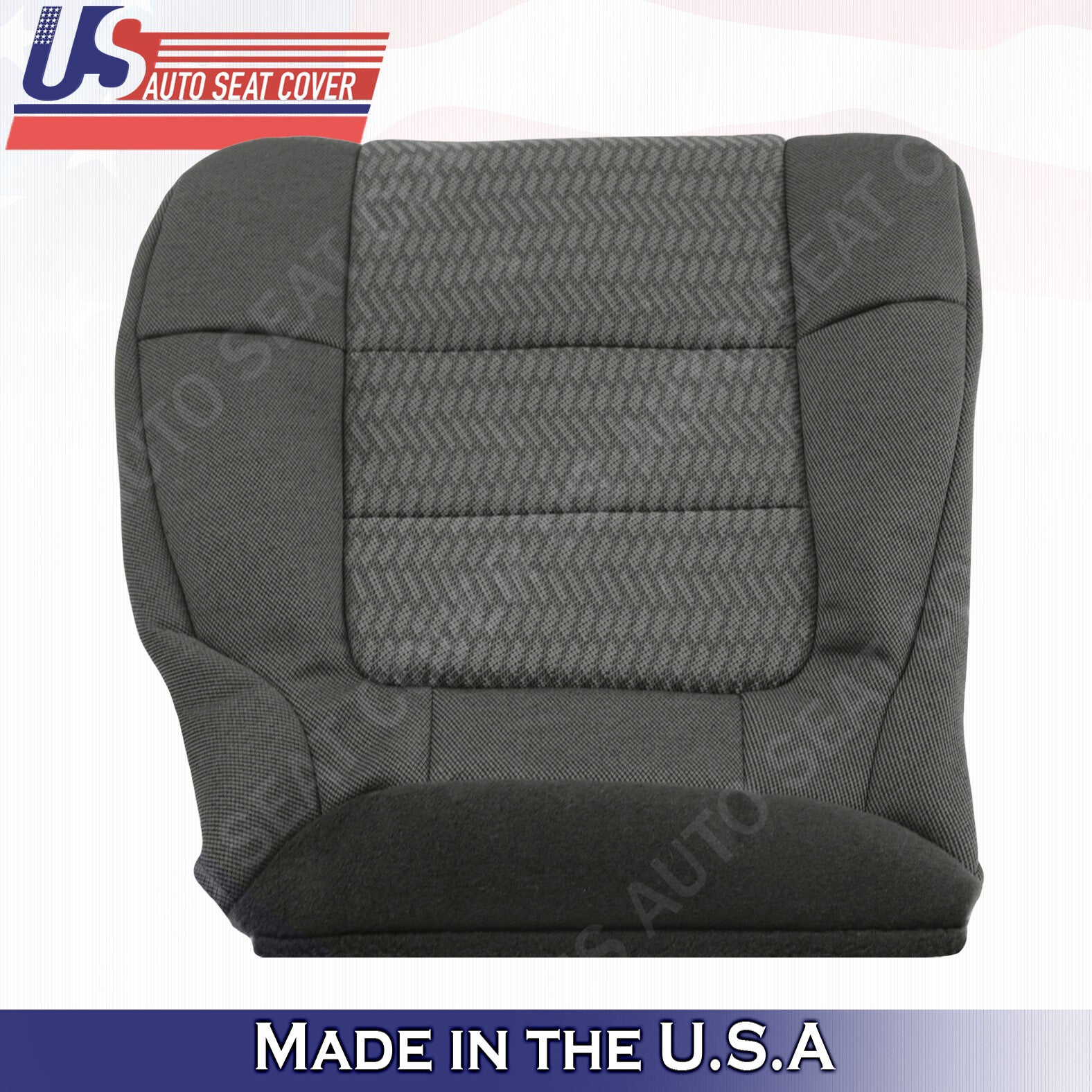 2001 2002 Ford F150 Quad Cab X-Cab Driver Bottom Cloth Dark Gray Seat Cover