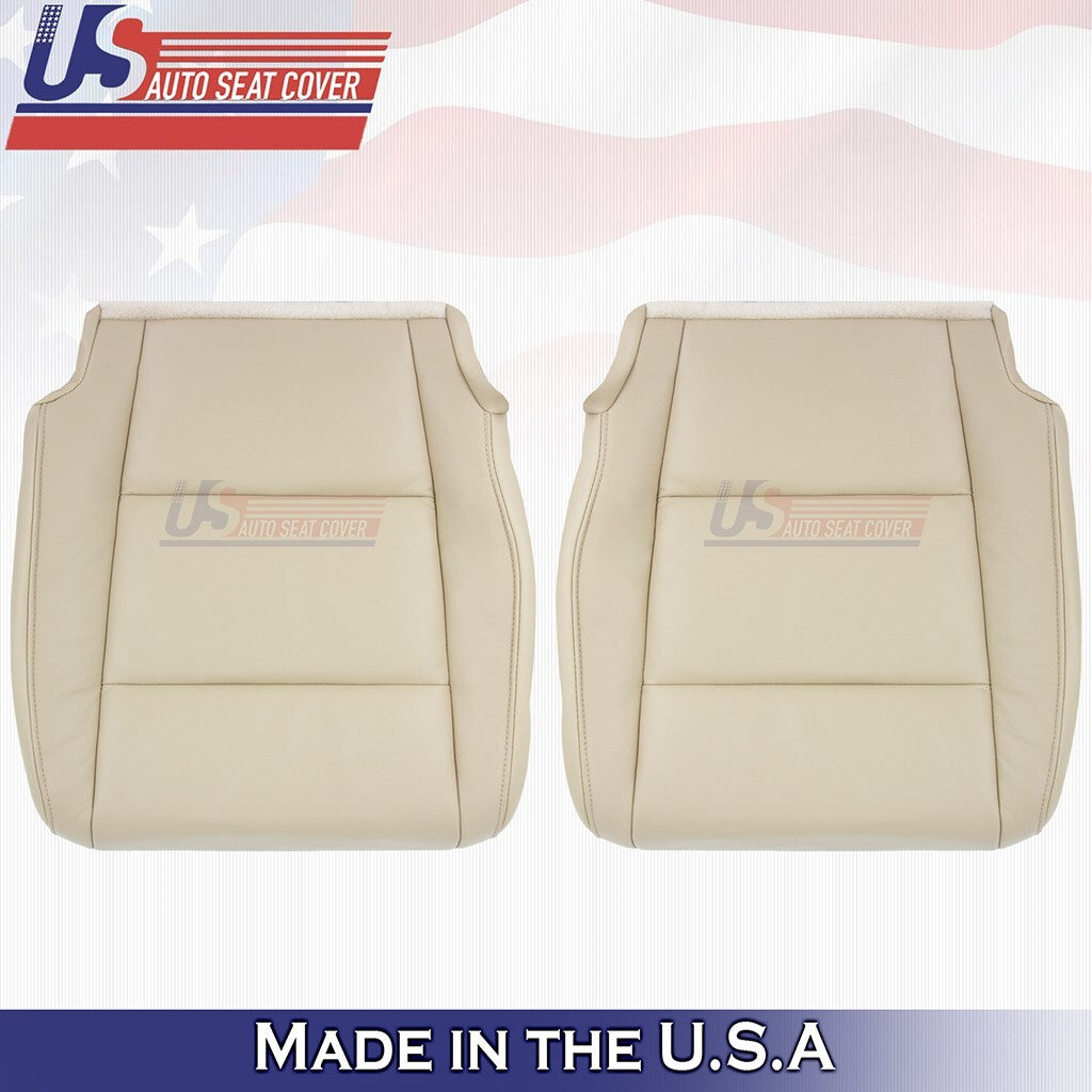 2009 2010 2011 Fits Honda Pilot Driver& Passenger Bottoms Leather Seat Cover Tan