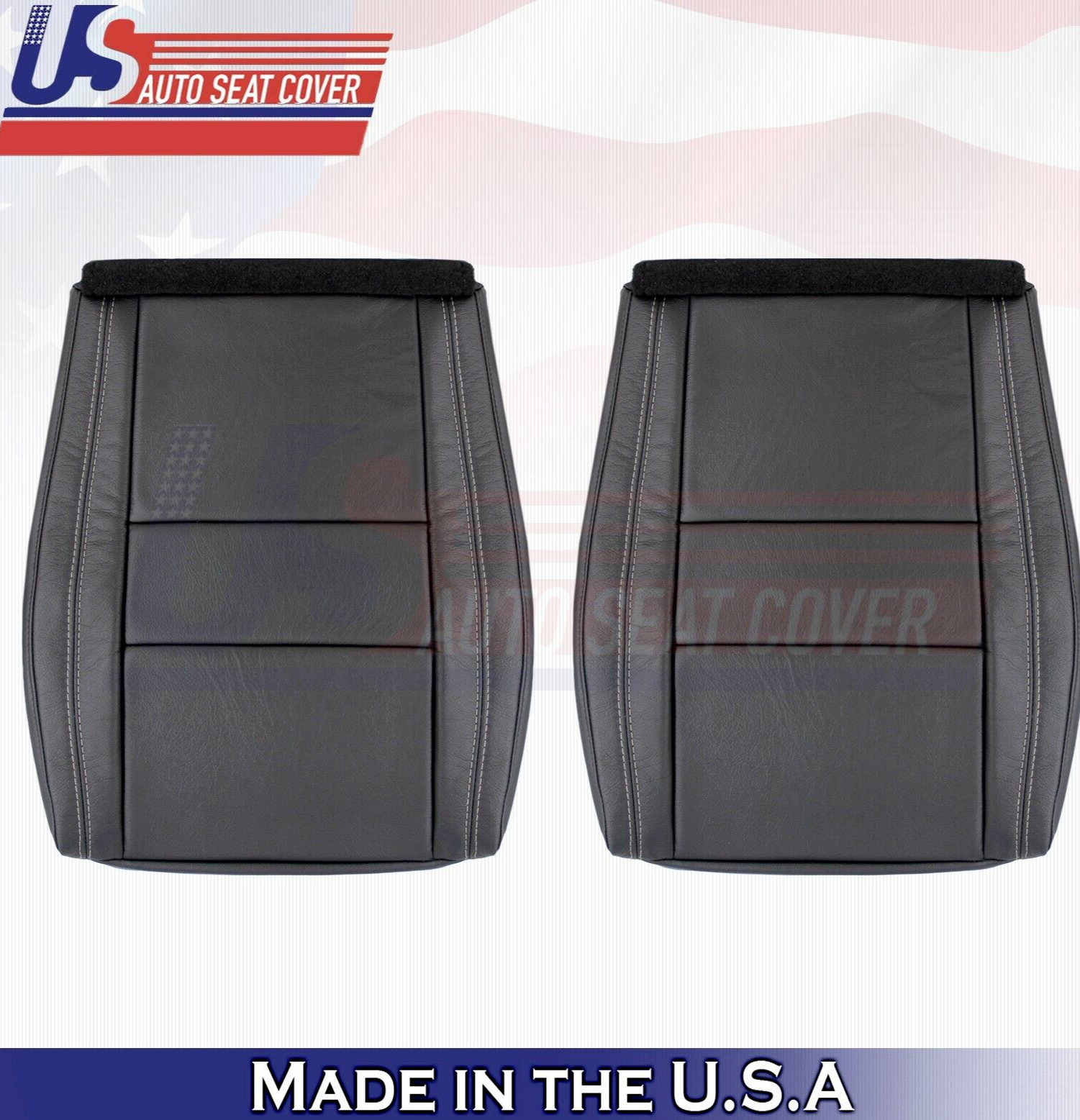 2015 For Jeep Grand Cherokee Limited Driver Passenger Bottom Leather Covers BLK