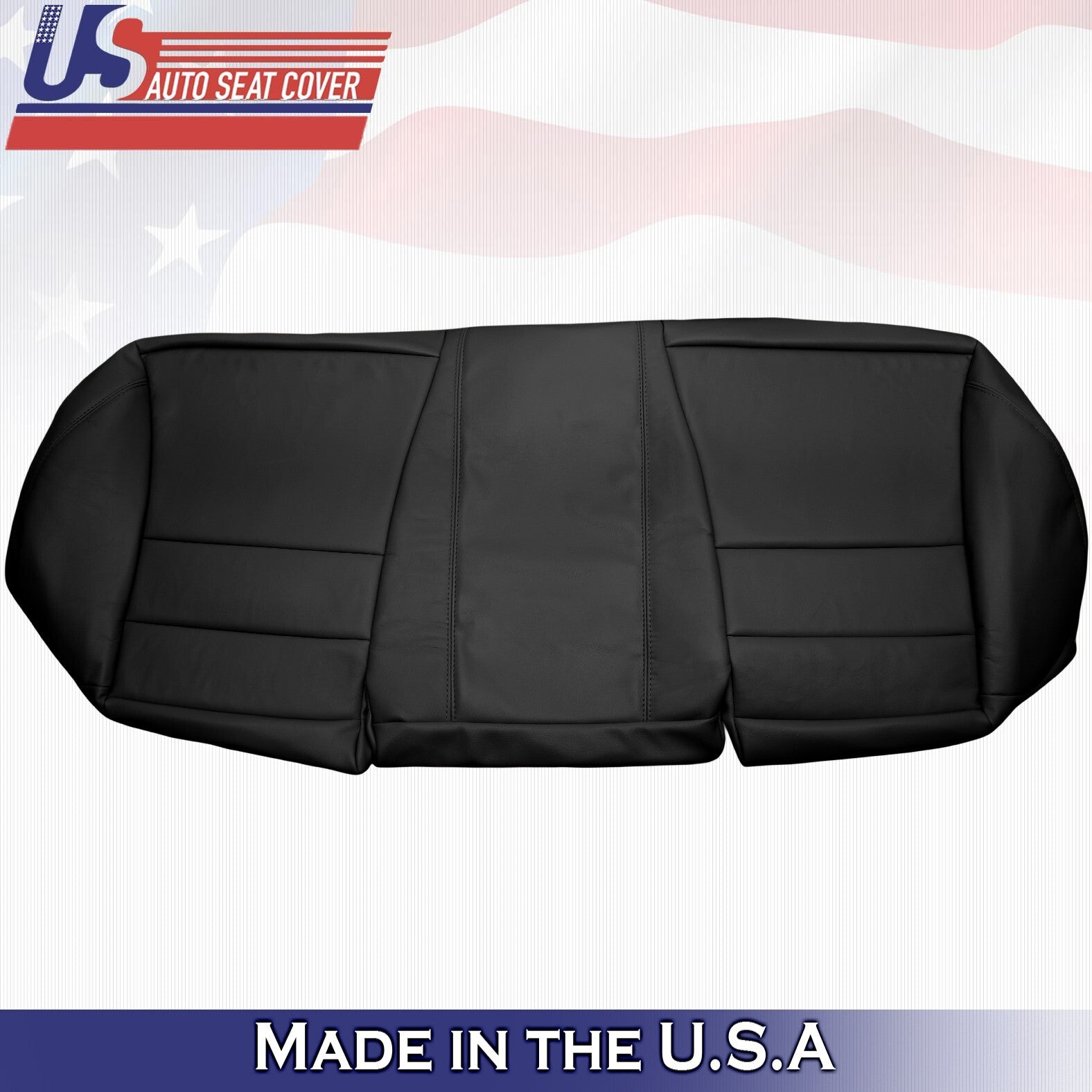 2008 2009 2010 2011 2012 Fits Honda Accord Rear Bench Bottom Leather Cover Black