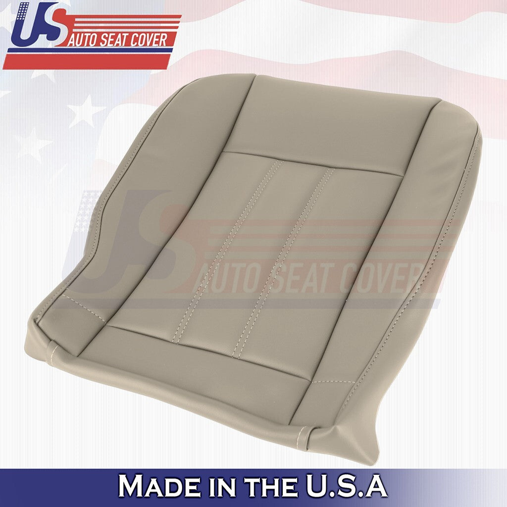 2008 to 2016 Fits Chrysler Town & Country PASSENGER Top Bottom Leather Cover Tan