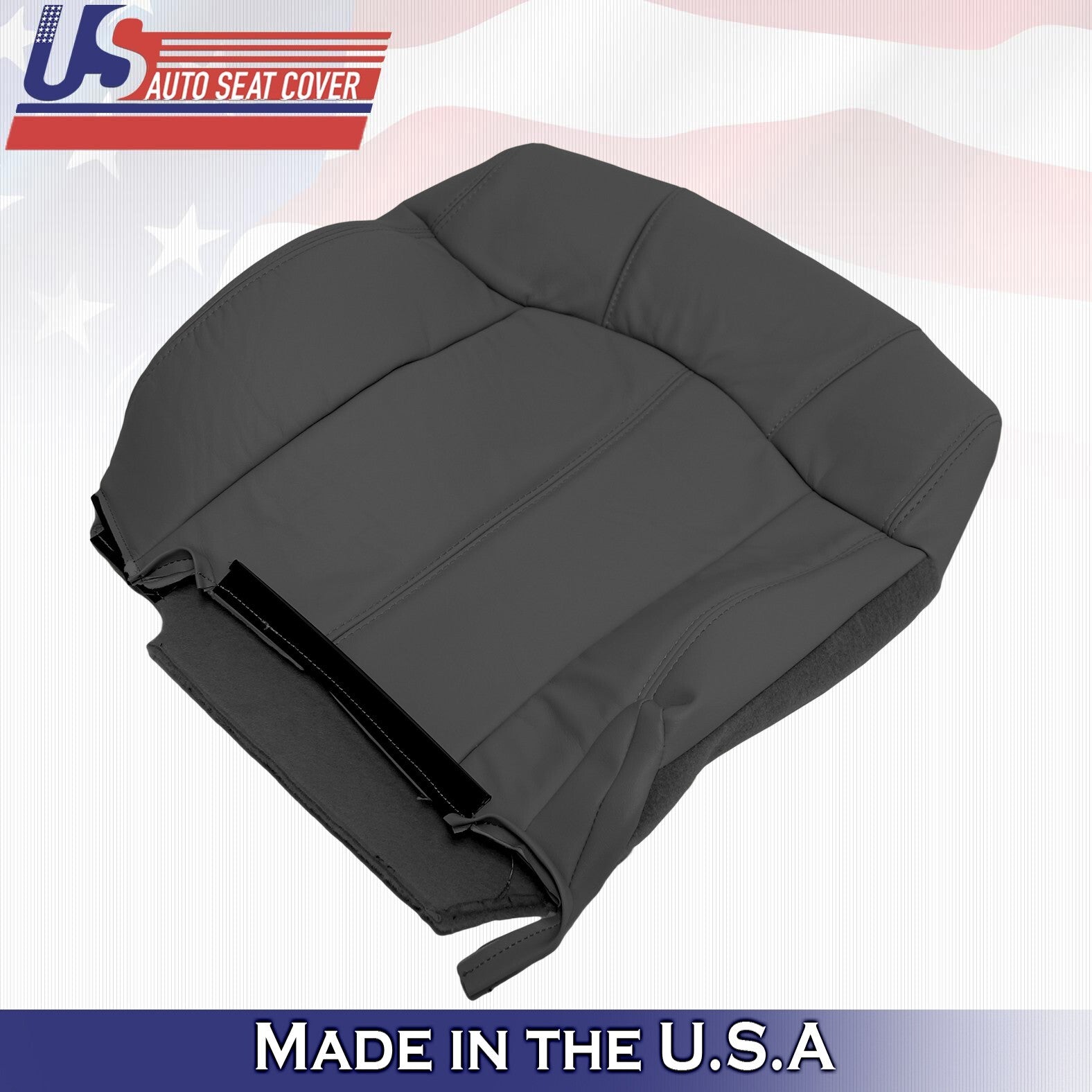 1999-2002 For Chevy Tahoe 2nd Row Driver&Passenger Tops Leather Covers Graphite