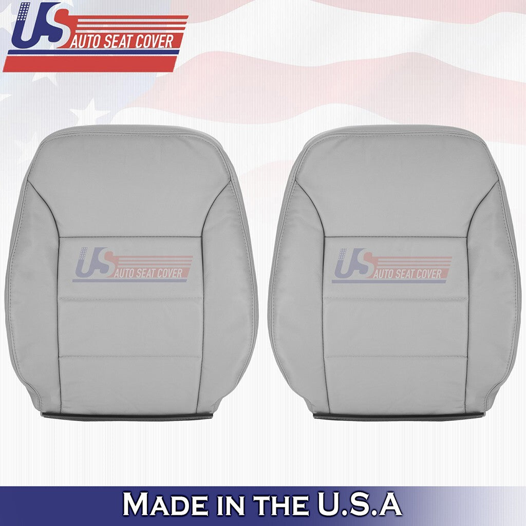 1999 to 2004 For Volkswagen Jetta Front Set Bottoms & Tops Leather Cover Gray