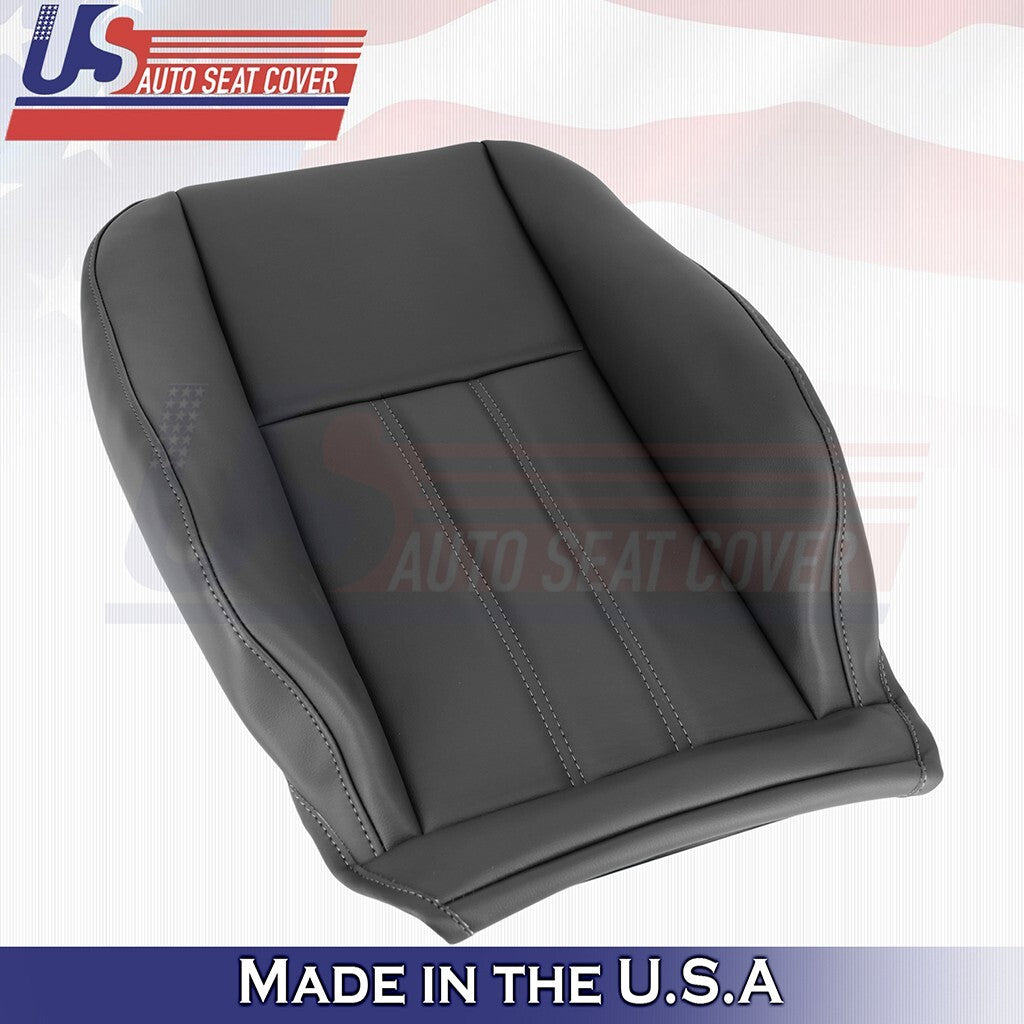 2008 to 2016 Fits Chrysler Town Country Passenger Top Bottom Leather Cover Black