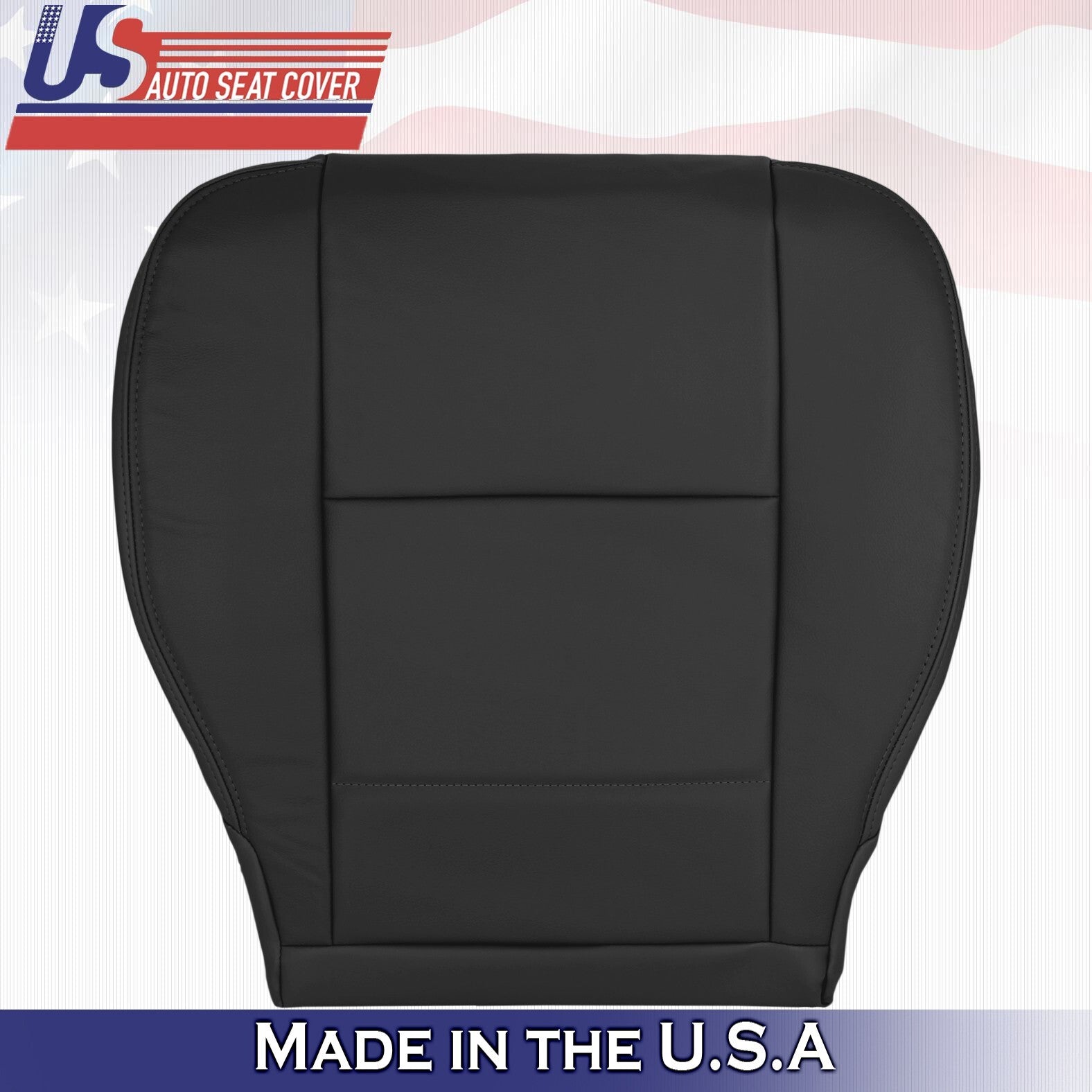 2000 to 2004 For Toyota Tundra Driver Side Bottom Leather Seat Cover Black