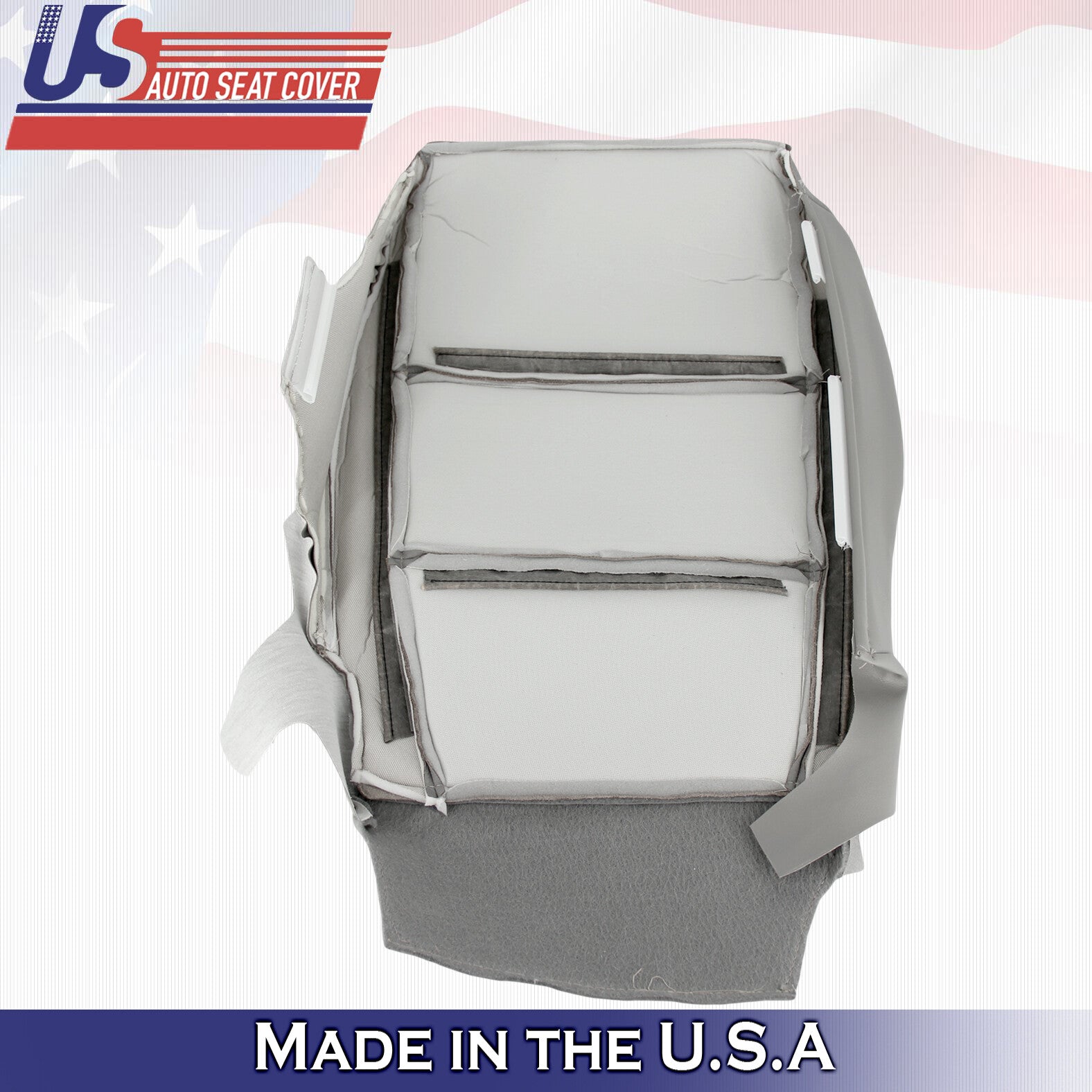 2012 2013 For Honda Pilot Passenger Bottom Synthetic Leather Seat Cover Gray