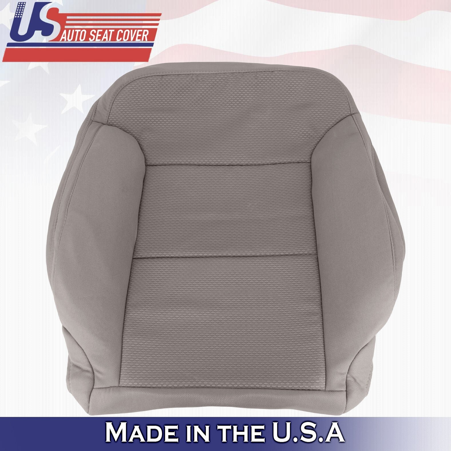 2015 to 2019 For Chevy Silverado 2500 3500 Passenger Top Cloth Seat Cover Tan