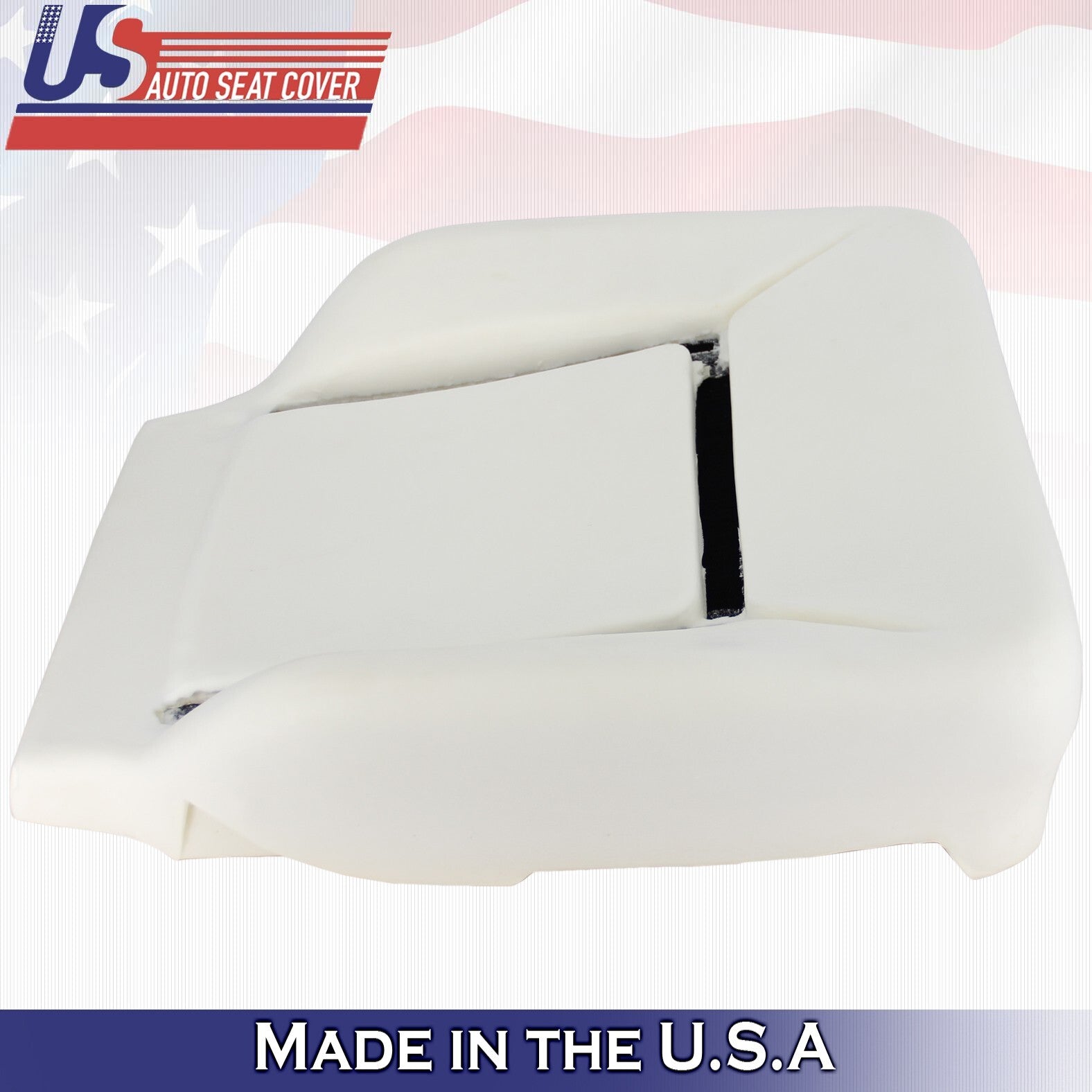 2003 For Ford Expedition Eddie Bauer Driver Bottom Leather Seat Cover & Foam Tan
