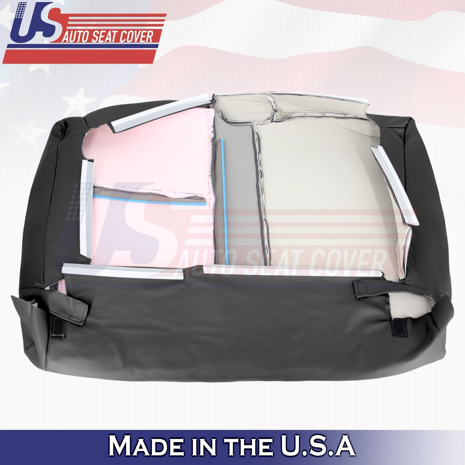 2007 2008 2009 2010 Fits Toyota Tundra Rear Driver Bench Top Leather Cover Black