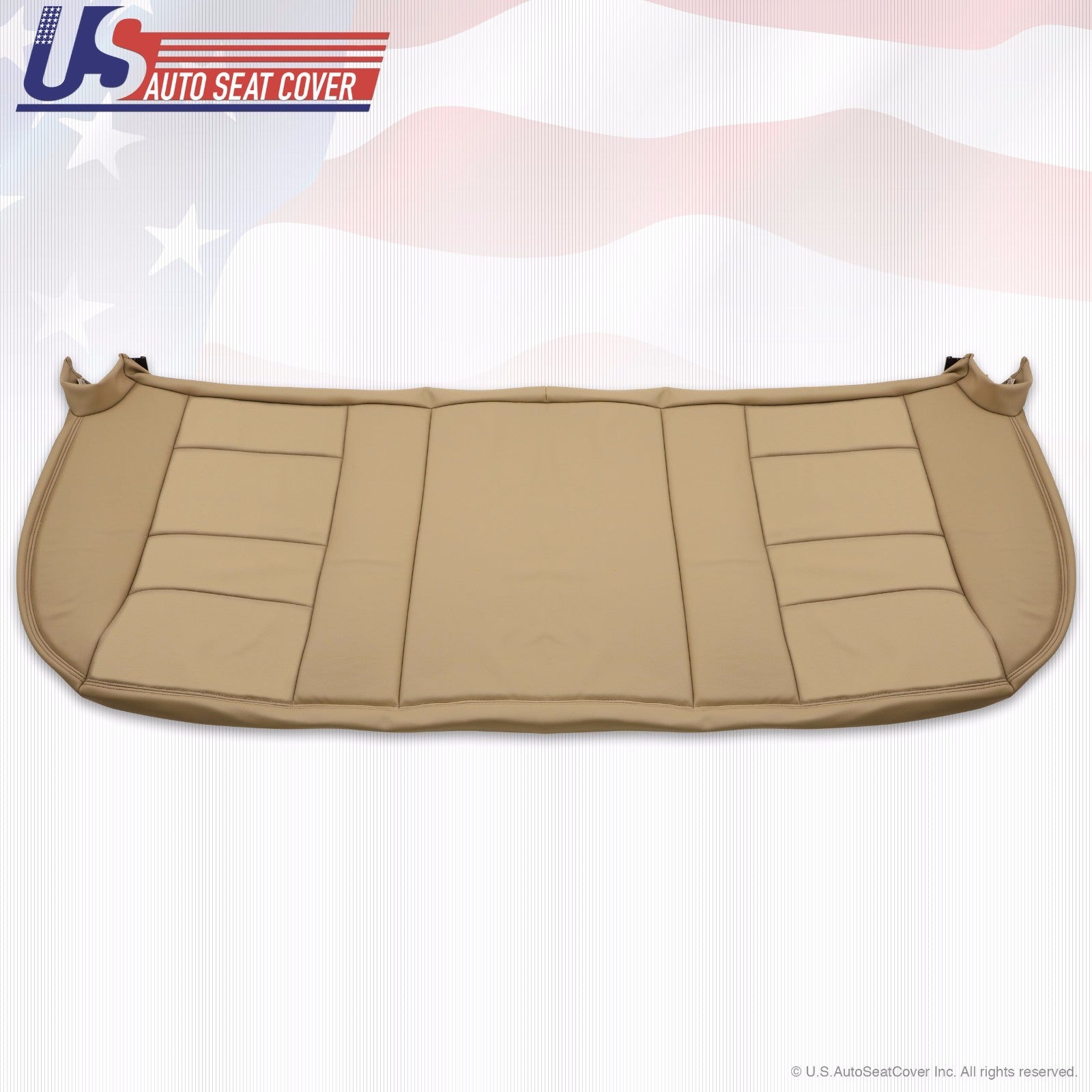 2002 2003 Ford F250 F350 Lariat Rear Bench Bottom Replacement Leather Cover Tan