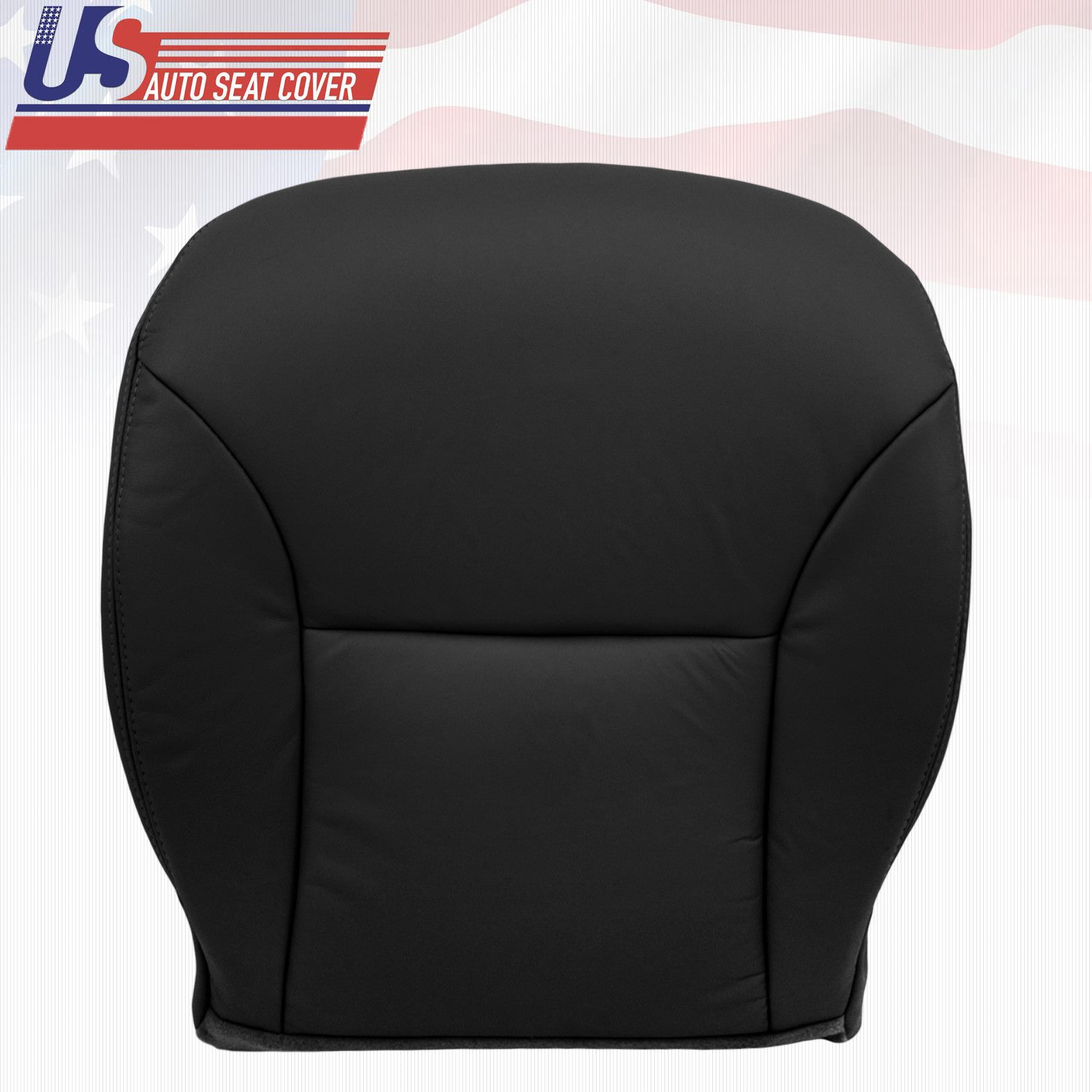 Fit 02 - 06 Lexus ES300 ES330 Driver Bottom Replacement Leather Seat Cover Black