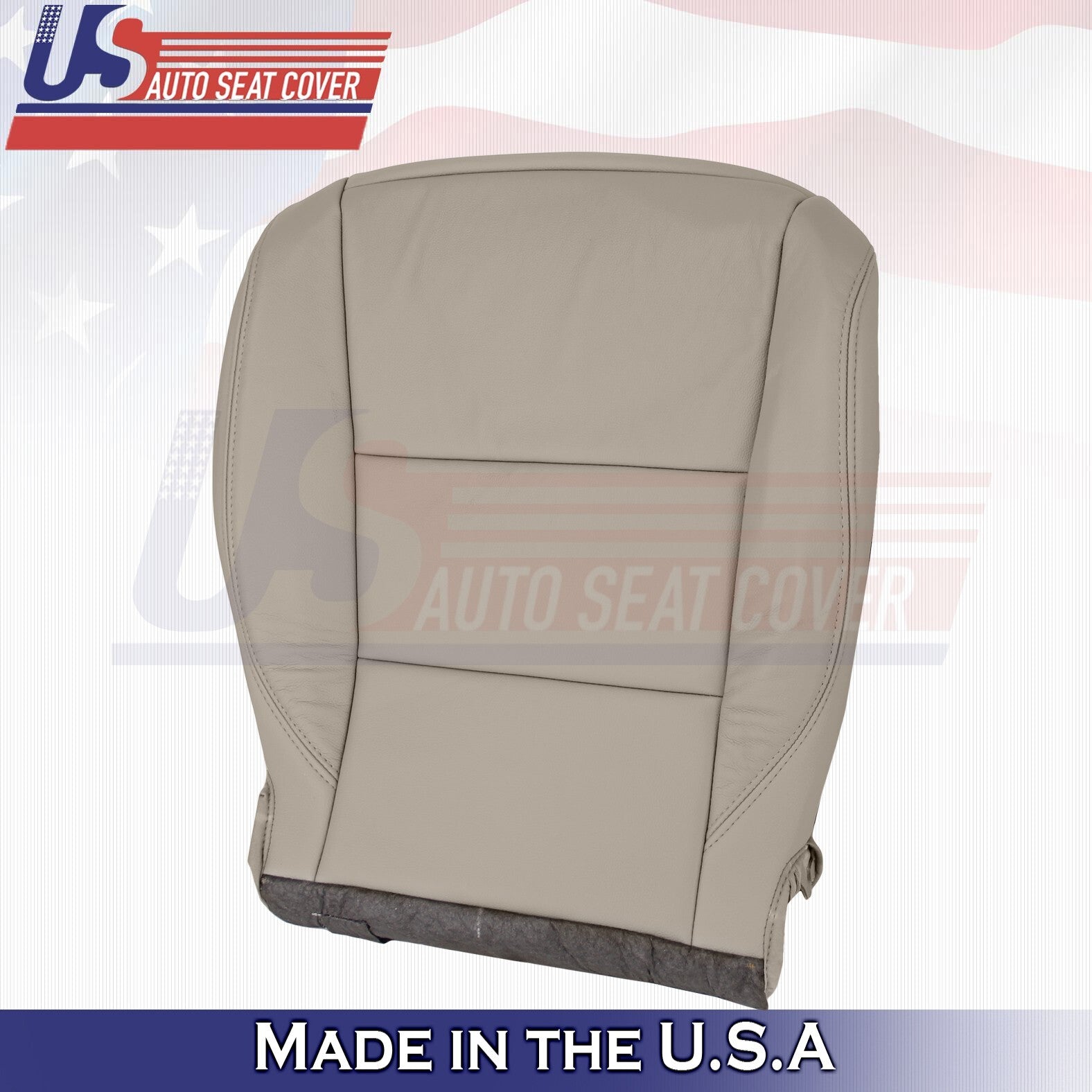 2017 to 2020 Fits Toyota Sienna Driver Bottom & Top Leather Seat Cover Tan