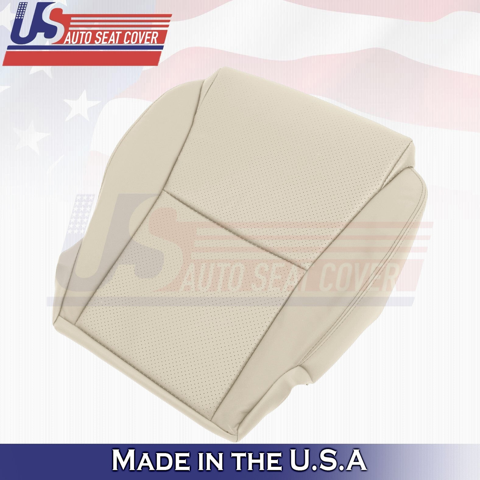 2004 to 2008 For Toyota Solara Passenger Bottom &Top Leather Seat Covers Tan