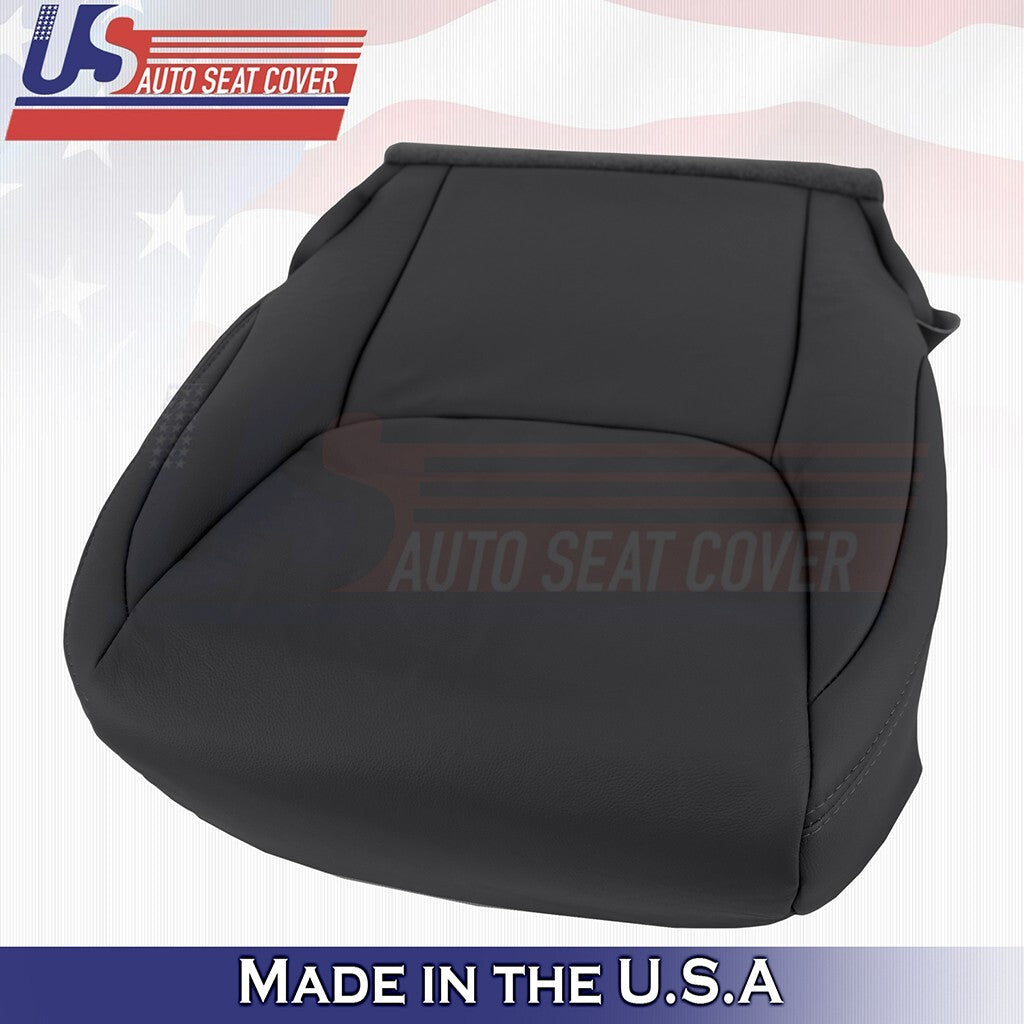 2004 to 2010 FOR Toyota Sienna Driver Bottom & Top Leather Seat Cover Black
